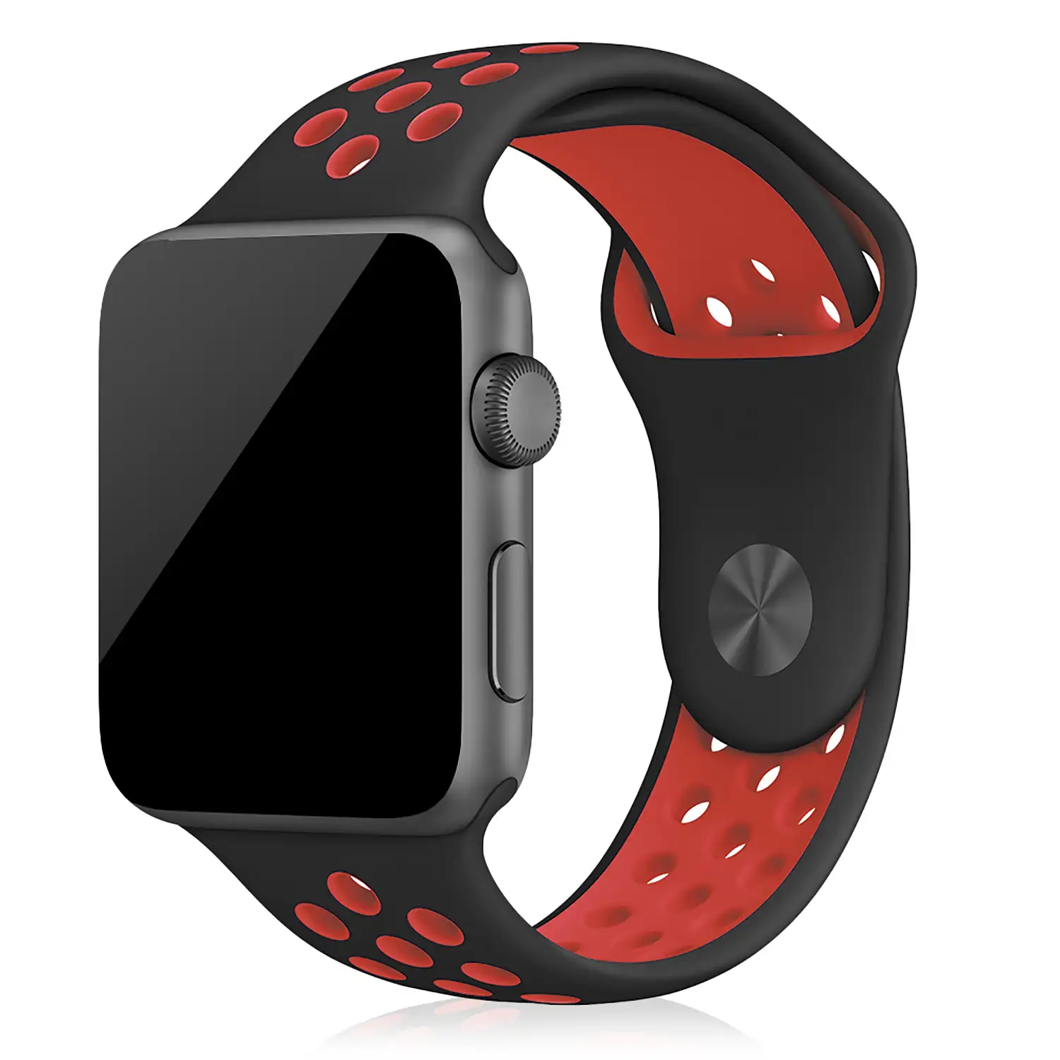 Correa deportiva de silicona Compatible con Apple Watch de: 38/40/41mm Talla M/L