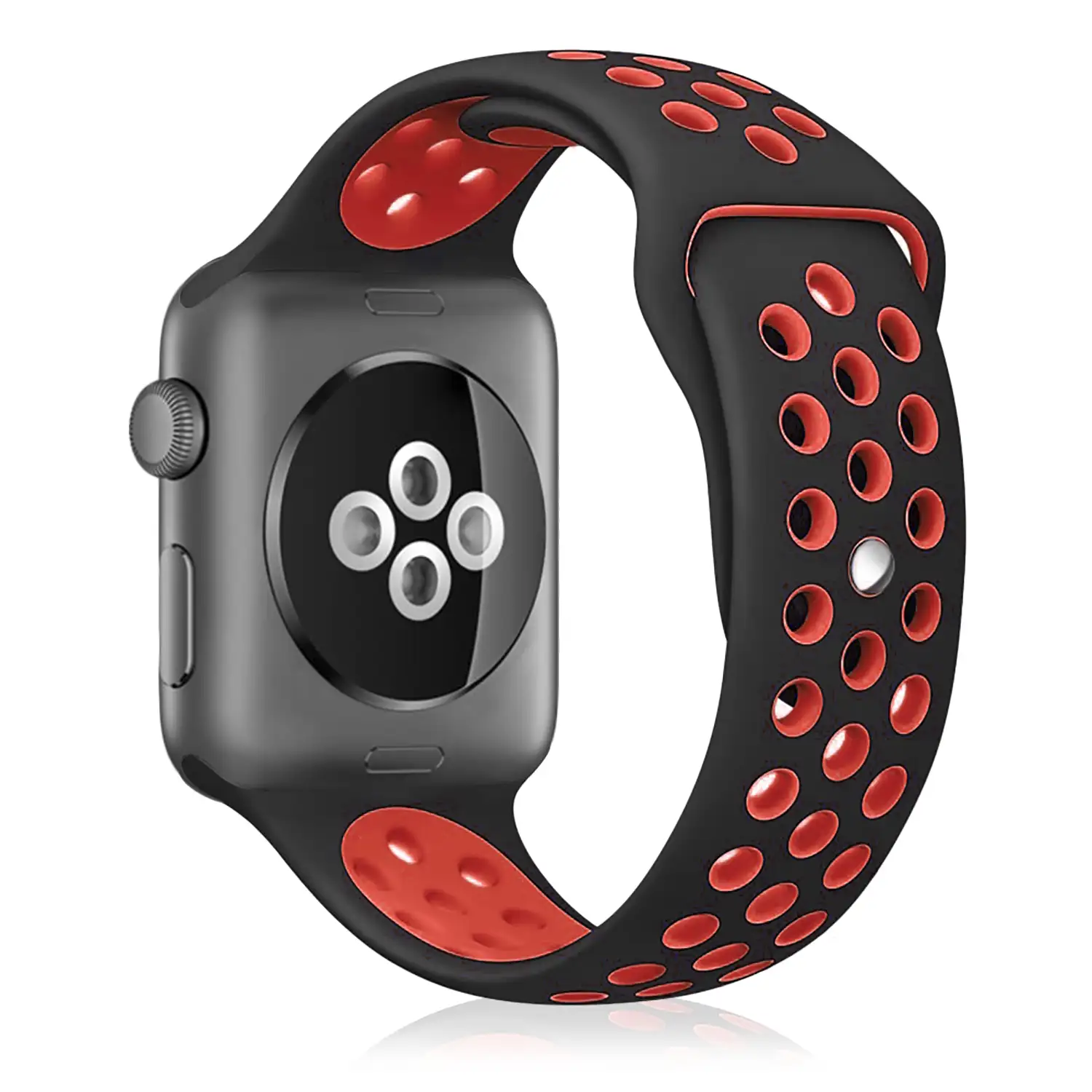 Correa deportiva de silicona Compatible con Apple Watch de: 38/40/41mm Talla M/L