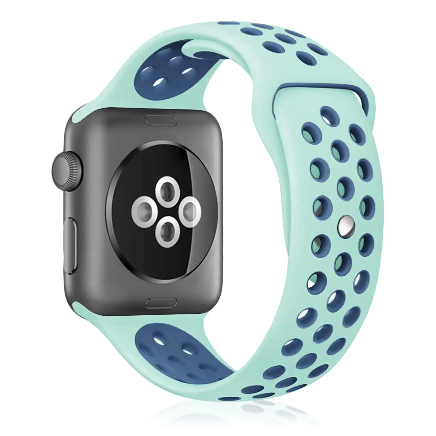 Correa deportiva de silicona Compatible con Apple Watch de: 38/40/41mm Talla M/L