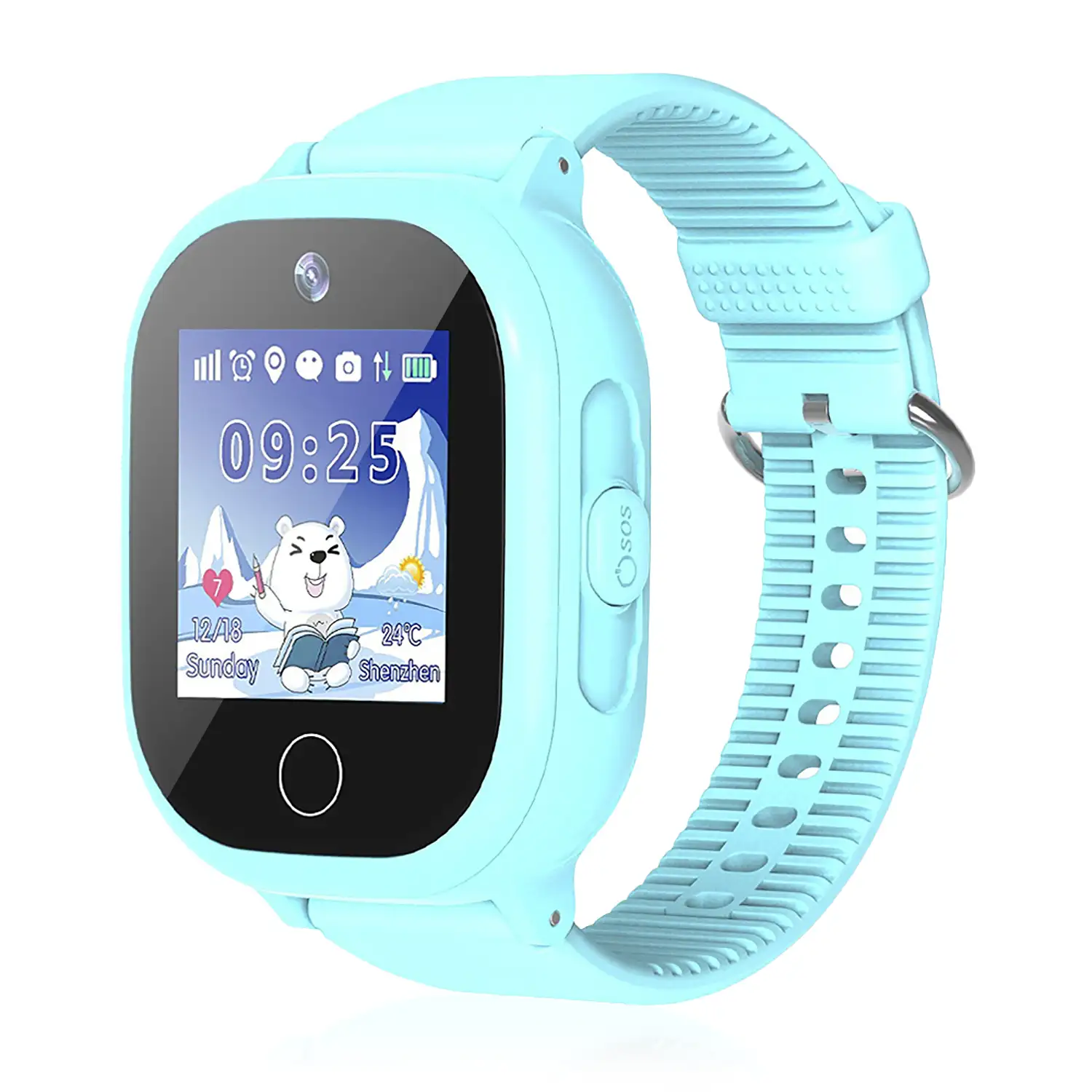 Smartwatch GPS especial para niños, con función de rastreo, llamadas SOS y  recepción de llamada