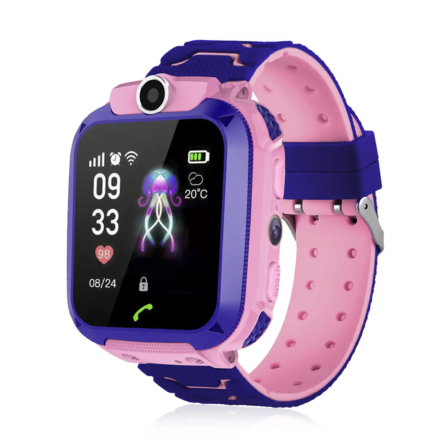 Smartwatch LBS especial para niños, con función de rastreo, llamadas SOS y recepción de llamada.