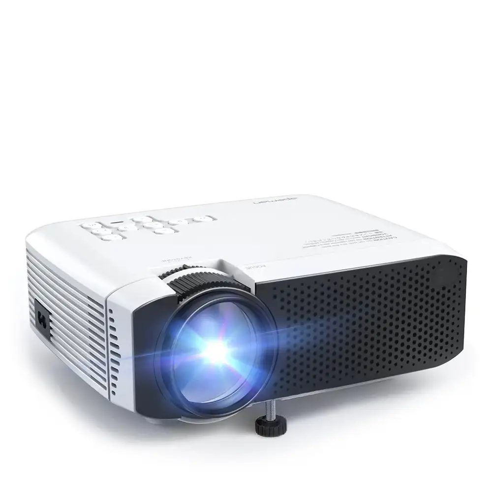 Video Proyector HD 1080P, 3500 lúmenes con altavoces duales, conexión HDMI/USB/VGA/AV/Micro SD
