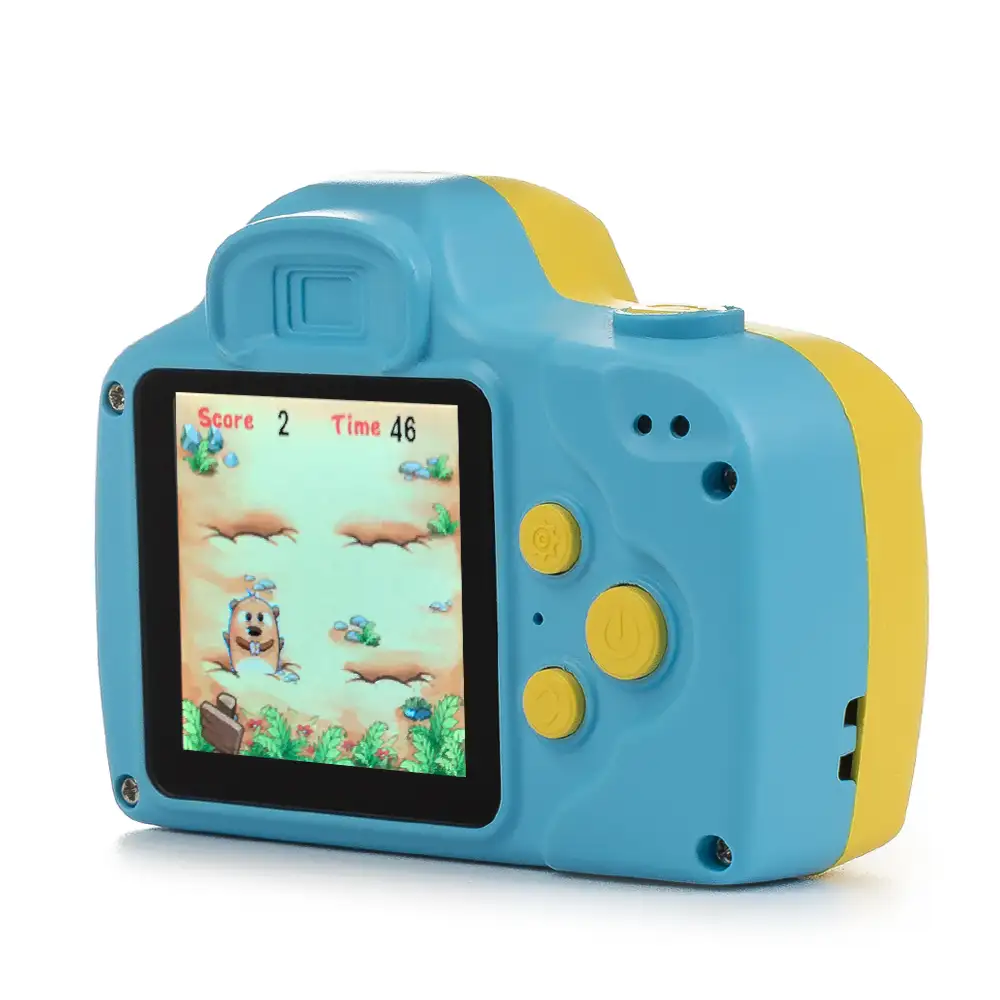 Cámara de fotos y videos para niños con juegos