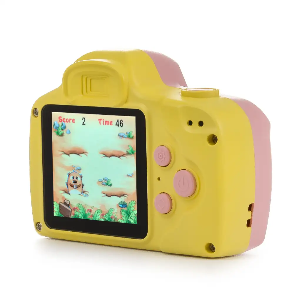 Cámara de fotos y videos para niños con juegos