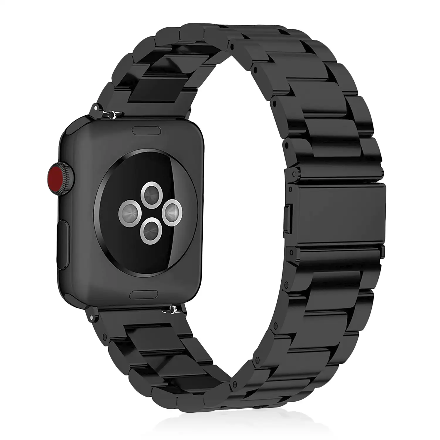 Correa metálica tipo Oyster de acero inoxidable Compatible Apple Watch 38/40/41mm