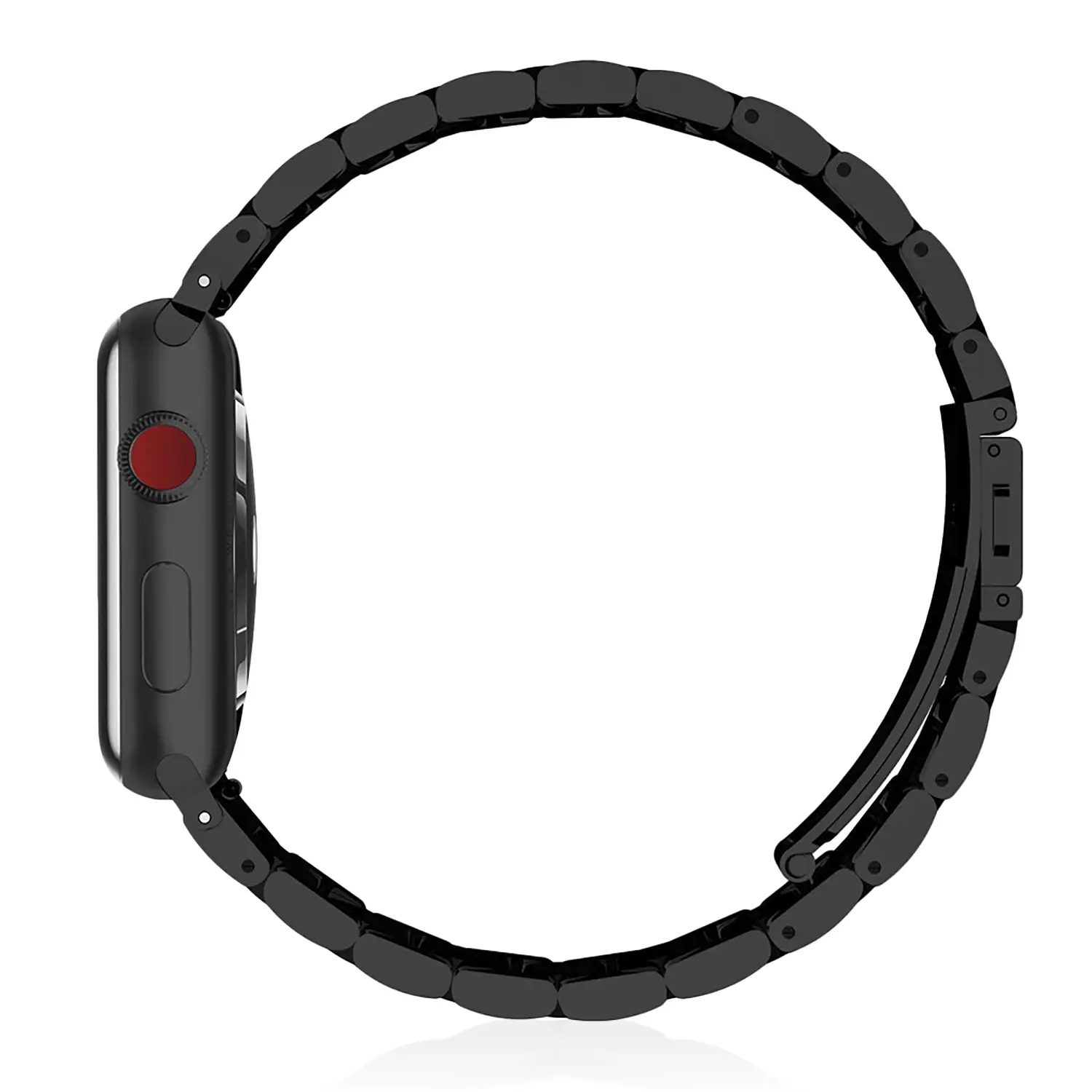 Correa metálica tipo Oyster de acero inoxidable Compatible Apple Watch 38/40/41mm