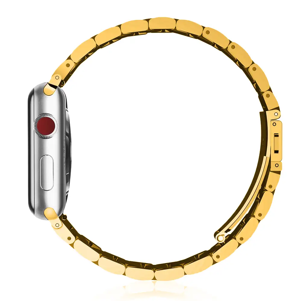Correa metálica tipo Oyster de acero inoxidable Compatible iWatch 42mm / 44mm