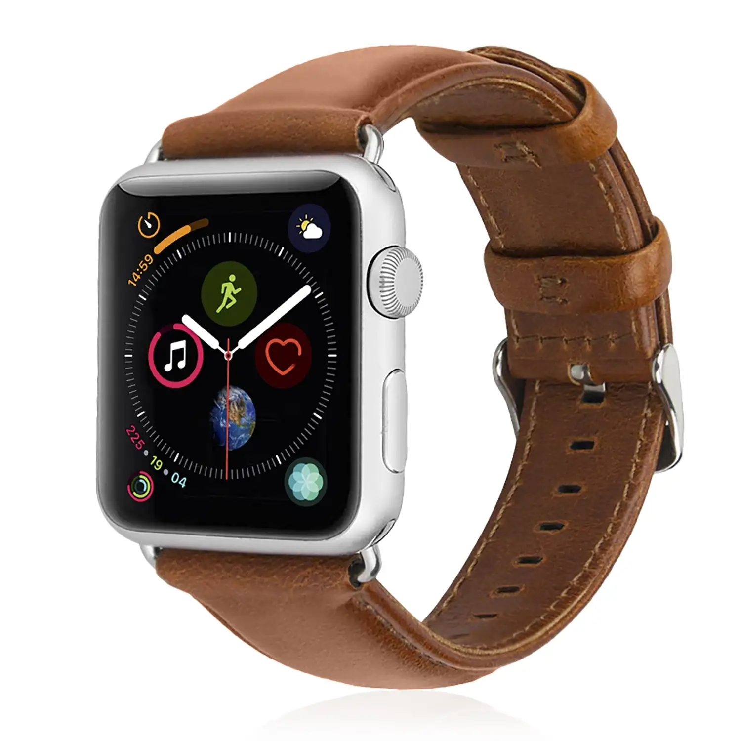 Correa de piel Compatible Apple Watch 38/40/41mm