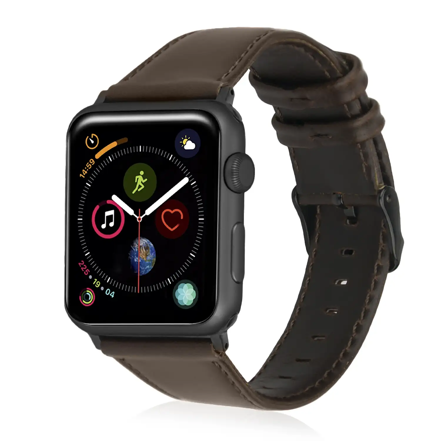 Correa de piel Compatible Apple Watch 42/44/45/49mm