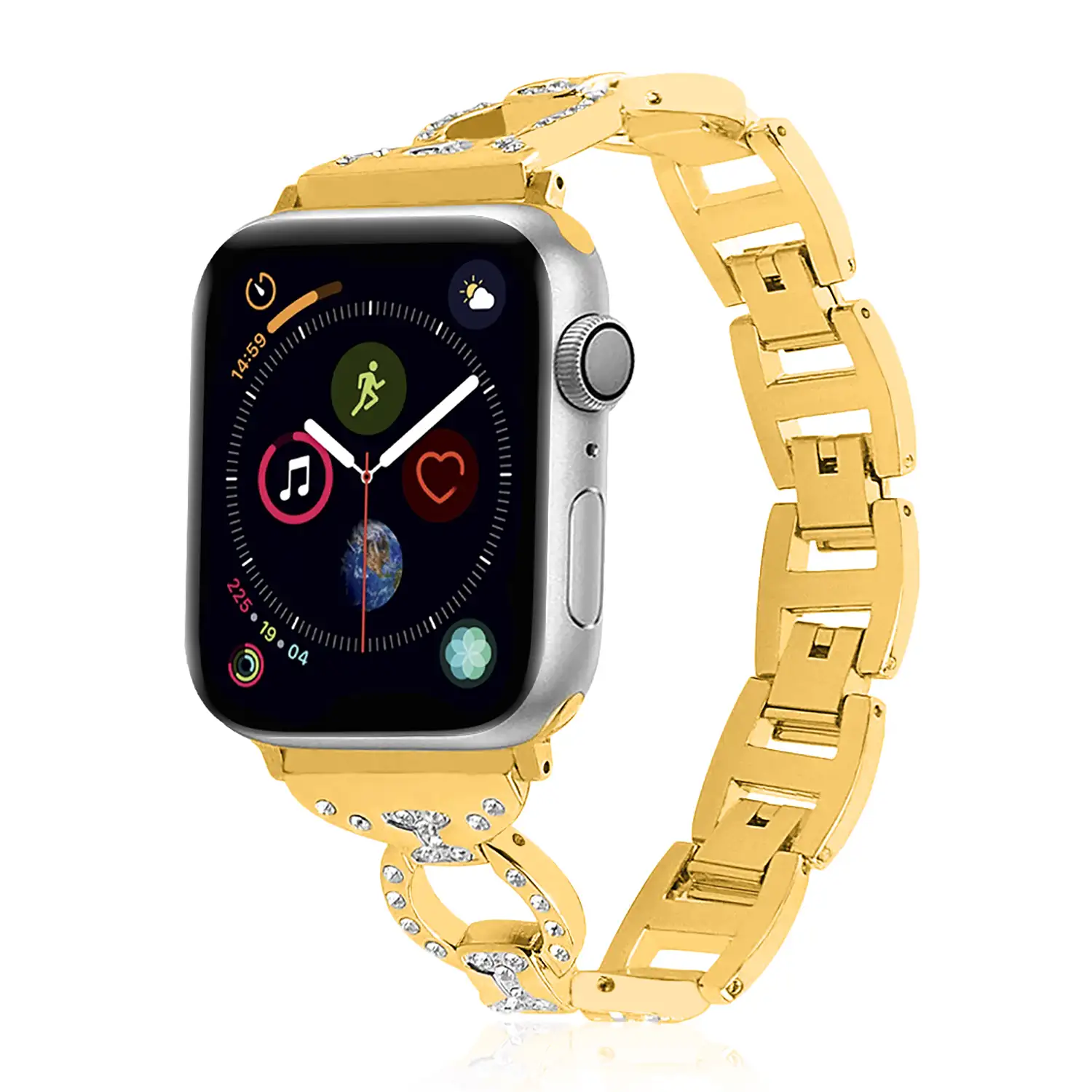 Correa de metal Compatible Apple Watch 42/44/45/49mm