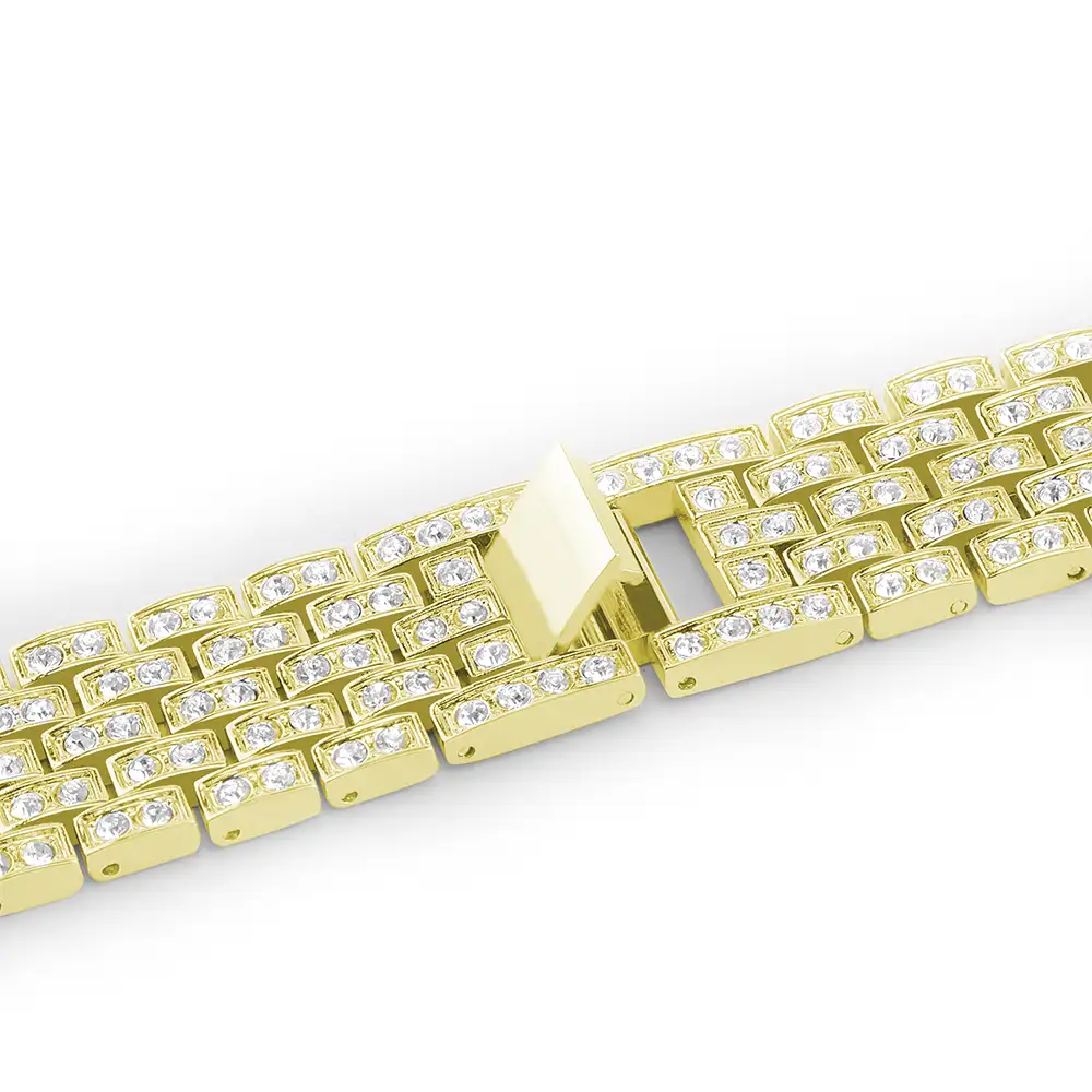 Correa de metal con brillantes Compatible iWatch 38mm / 40mm