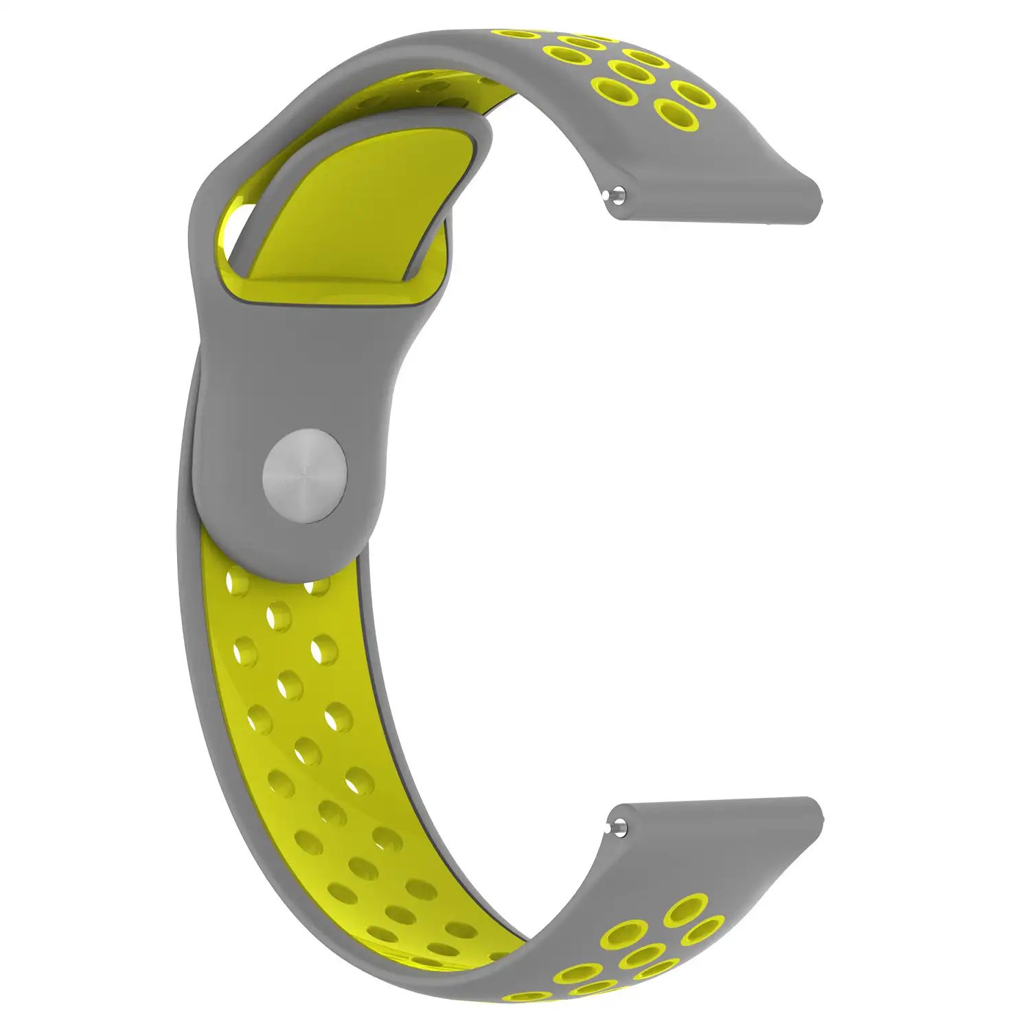 Correa deportiva universal de silicona para relojes de 18mm. Sistema Quick Release de fácil cambio.