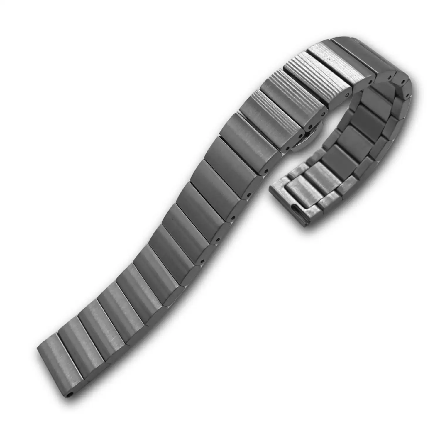 Correa universal de acero inoxidable para relojes de 20mm. Sistema Quick Release de fácil cambio.