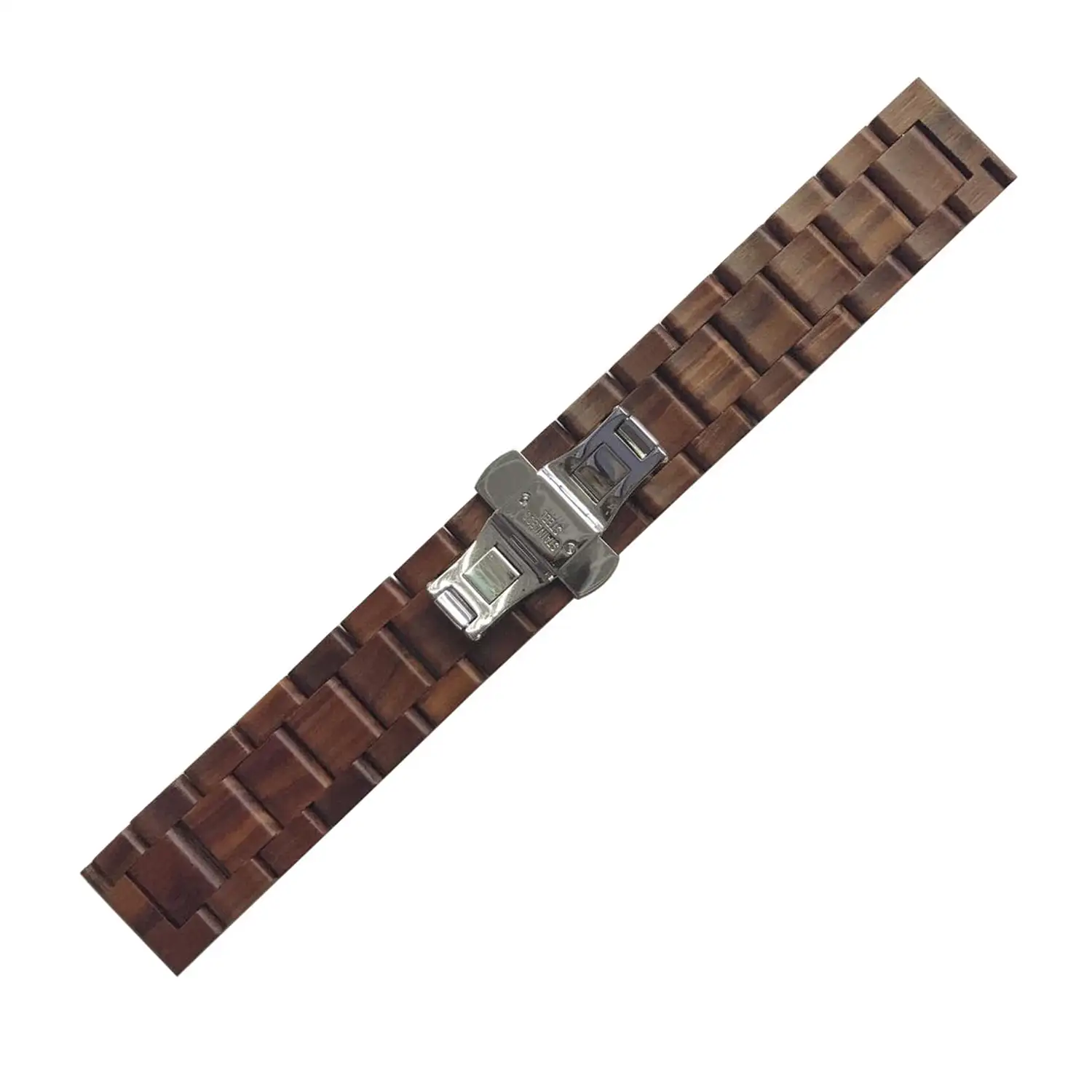Correa universal de madera natural bambú para relojes de 22mm.Sistema Quick Release de fácil cambio.