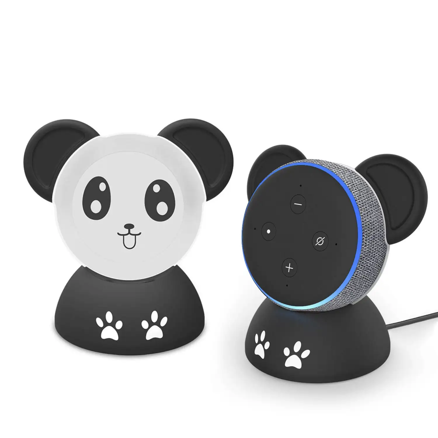 Soporte para Amazon Echo Dot (Gen 3) con forma de oso panda