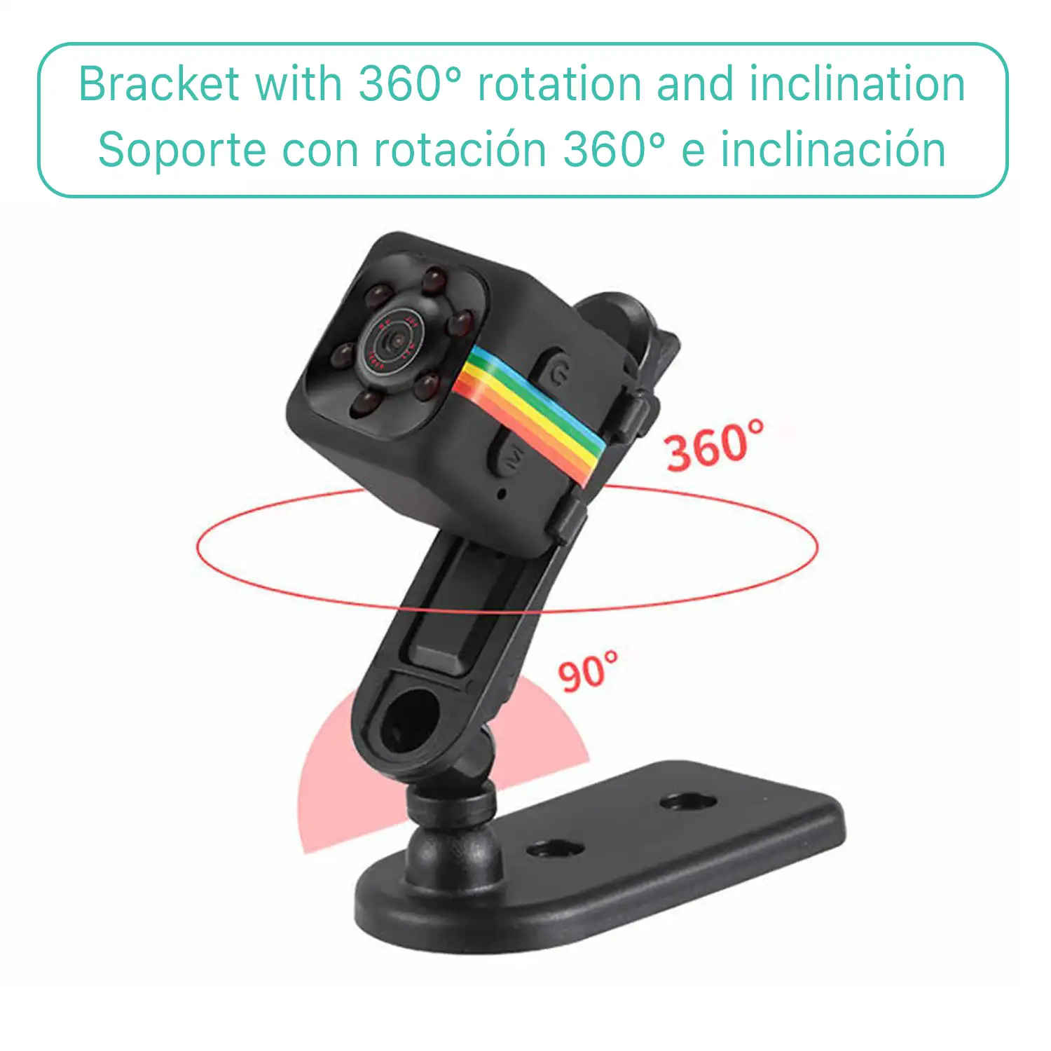 Micro cámara SQ11 Full HD 1080 con visión nocturna y sensor de movimiento