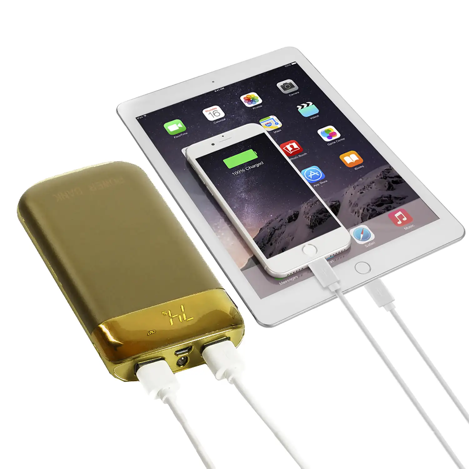 PowerBank P13 con display, 20.000mAh con 2 USB