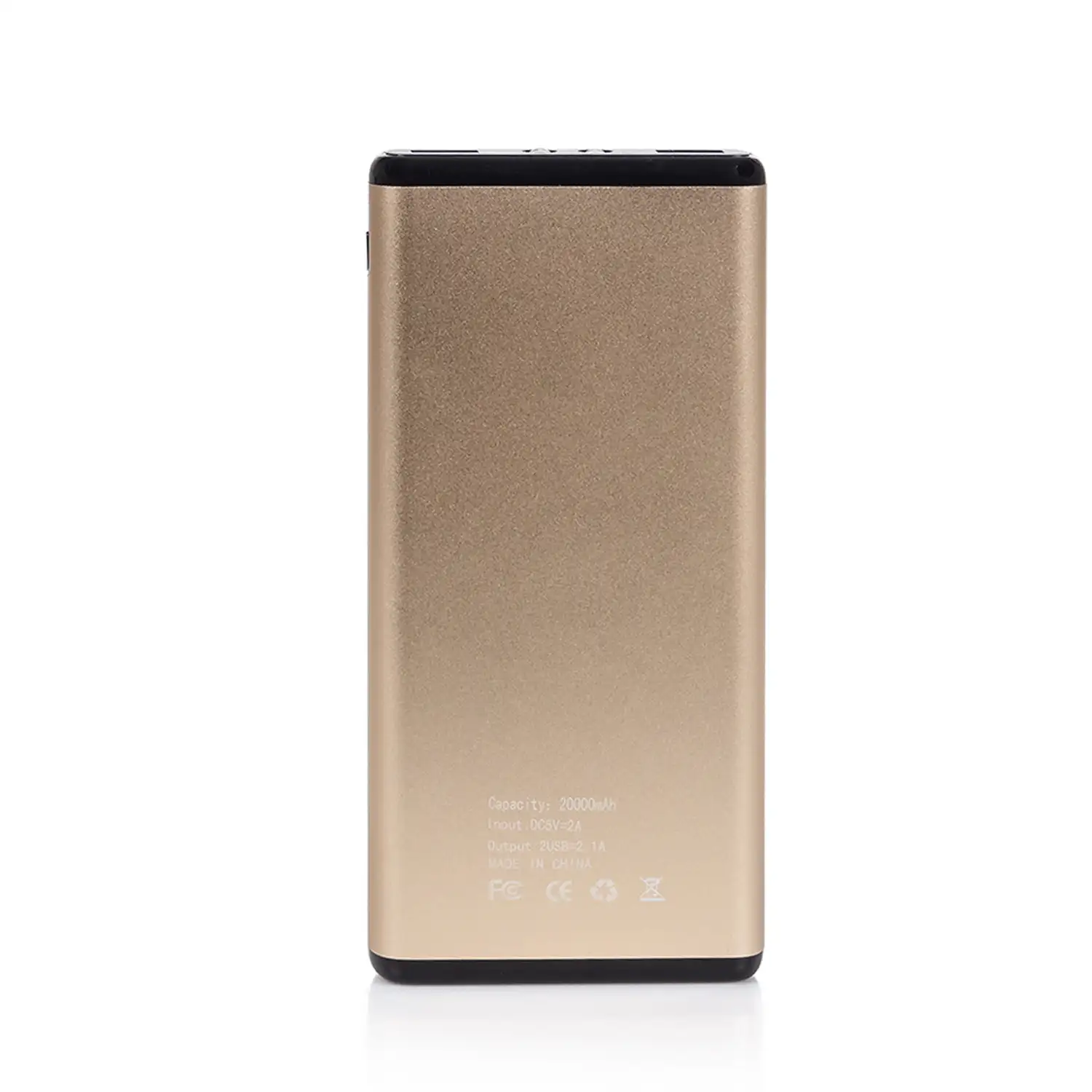 PowerBank P29 Inalámbrico Qi con display de 20.000 mAh con doble salida USB