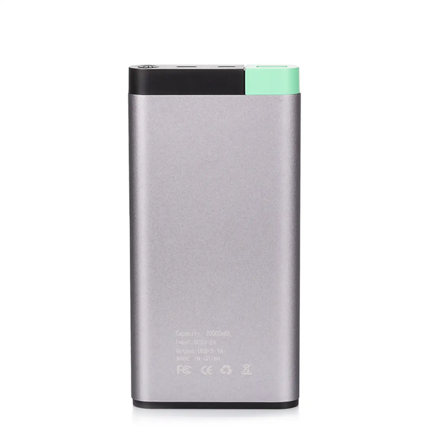 PowerBank P31 Inalámbrico Qi de 20.000 mAh con salida USB de 2.1A