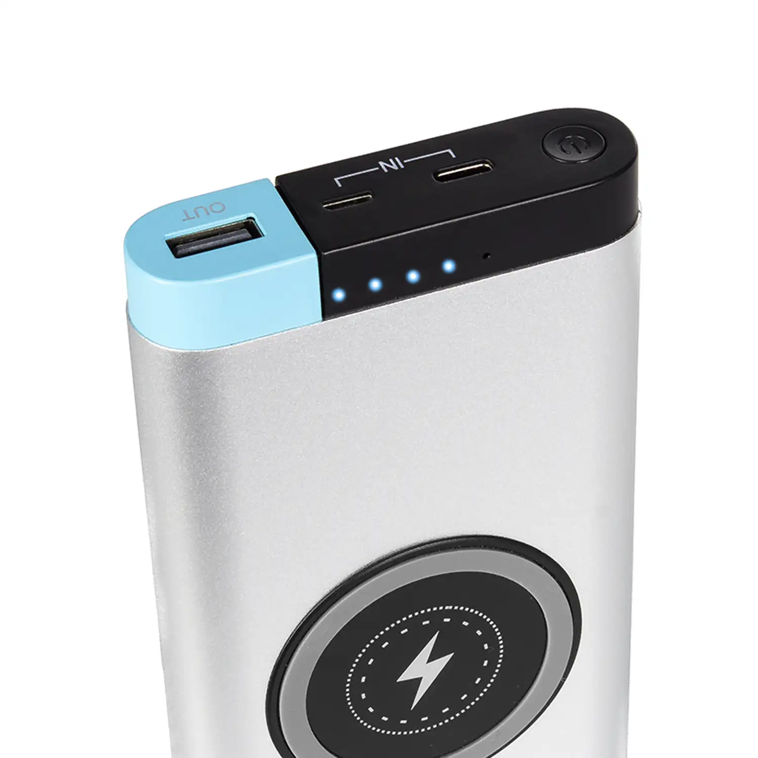 PowerBank P32 Inalámbrico Qi de 25.000 mAh con salida USB de 2.1A