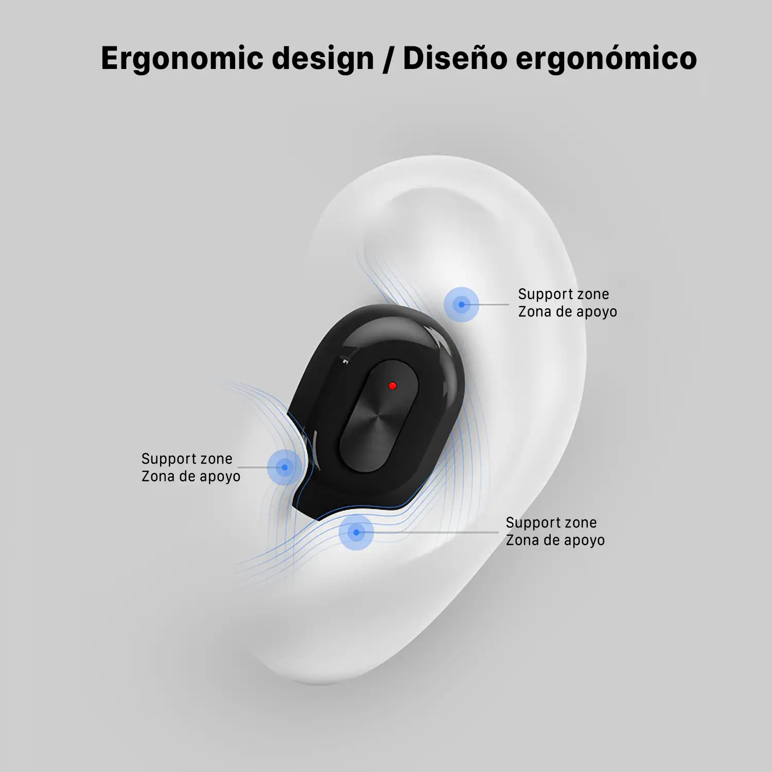 Auriculares TWS N9 Bluetooth 5.0 con base de carga 350mah