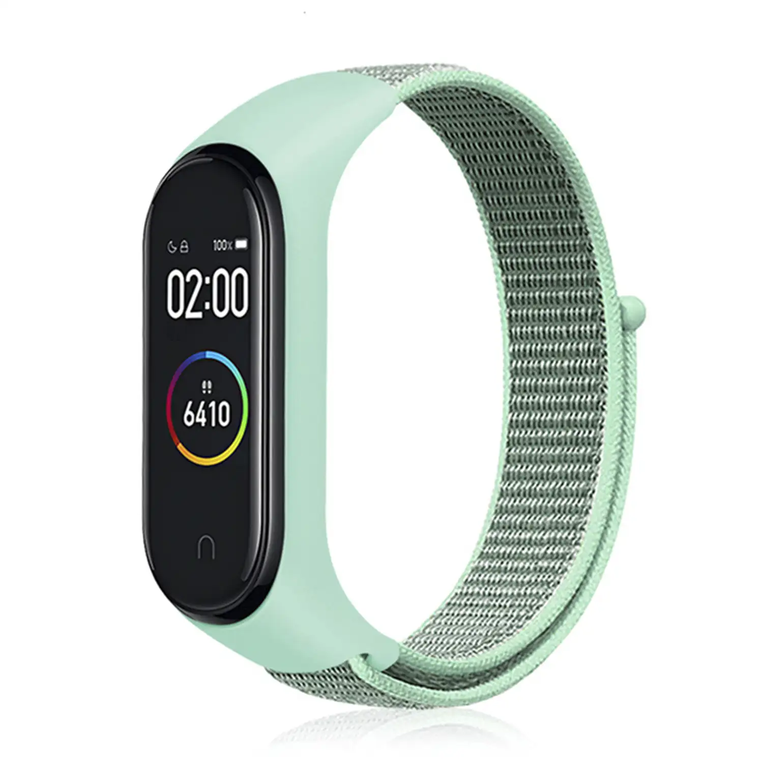 Correa de nylon con cierre de velcro Compatible con Xiaomi Band 3 y 4