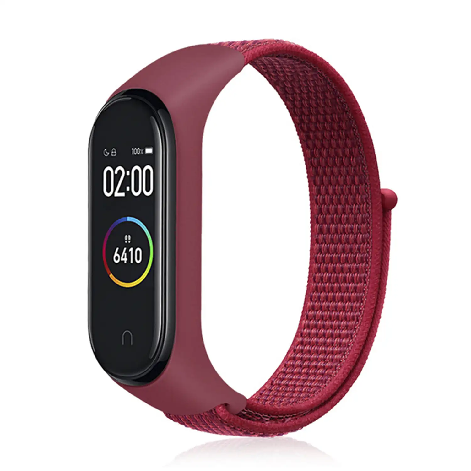 Correa de nylon con cierre de velcro Compatible con Xiaomi Band 3 y 4