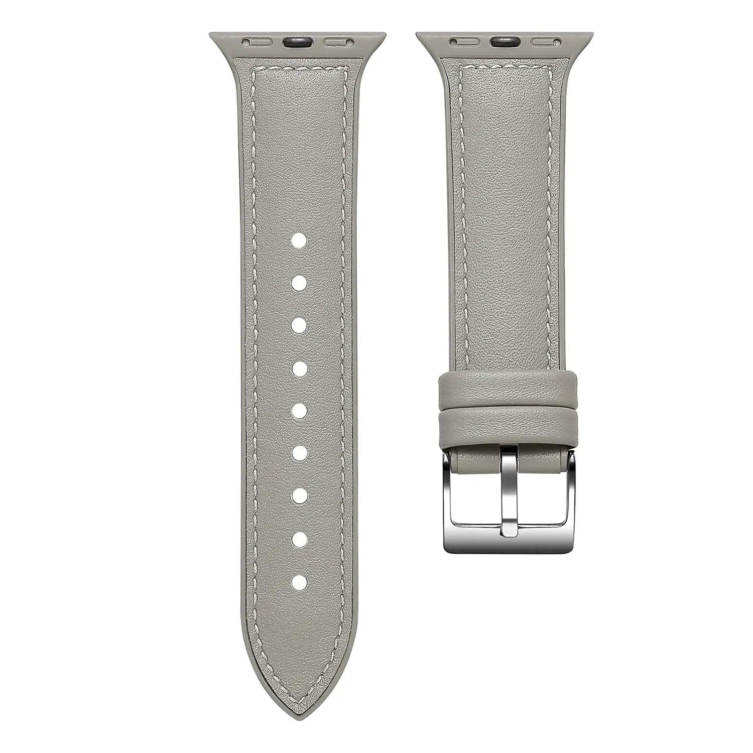 Correa de cuero genuino compatible iWatch 42mm / 44mm