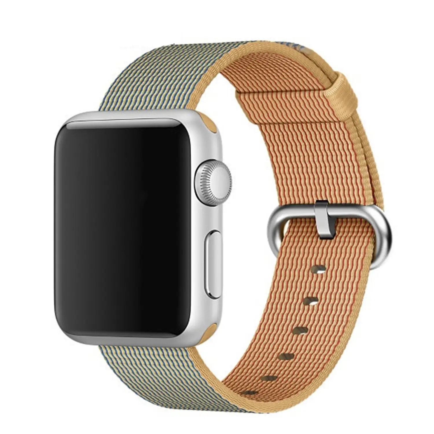 Correa de Nylon con hebilla metalica compatible iWatch 42mm / 44mm