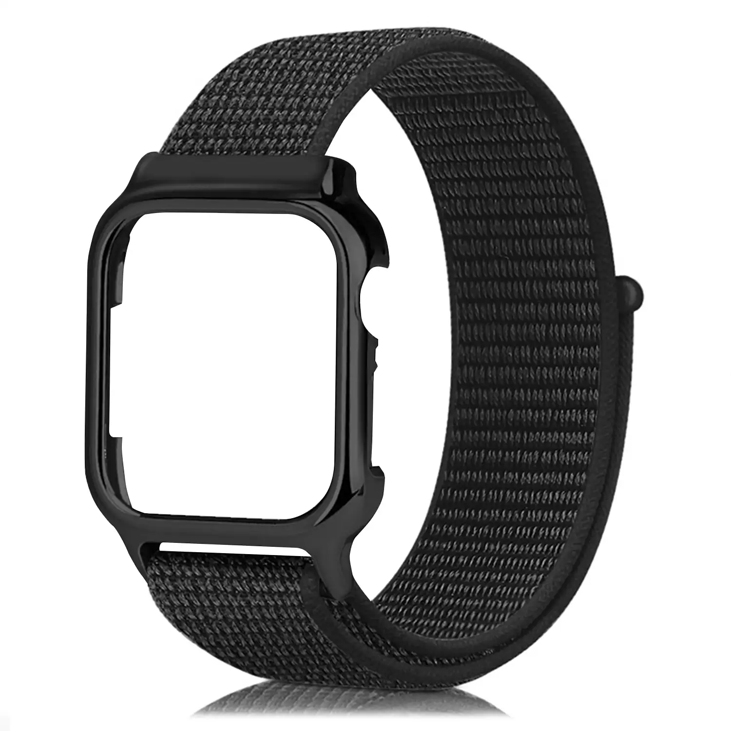 Correa de Nylon con carcasa rígida y cierre de velcro compatible iWatch 40mm