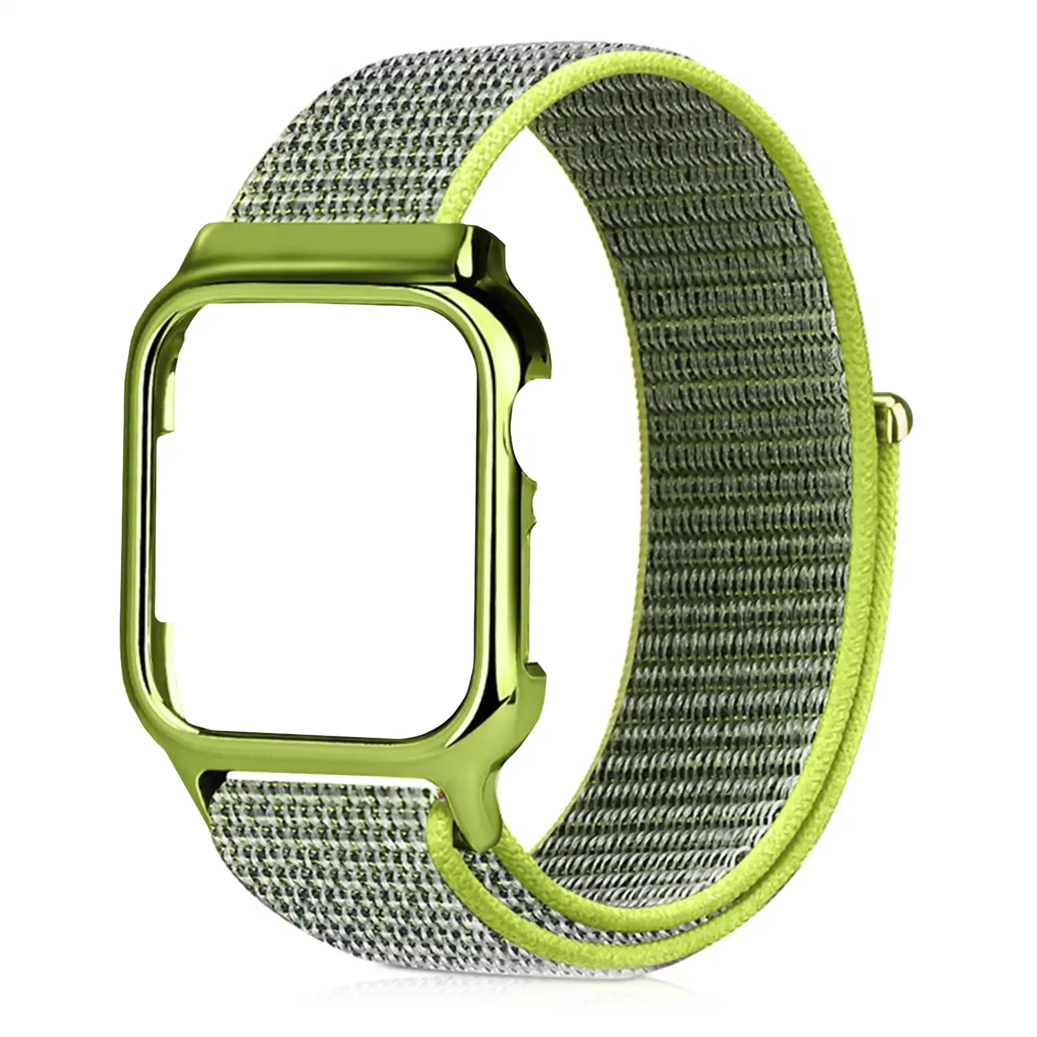 Correa de Nylon con carcasa rígida y cierre de velcro compatible iWatch 40mm