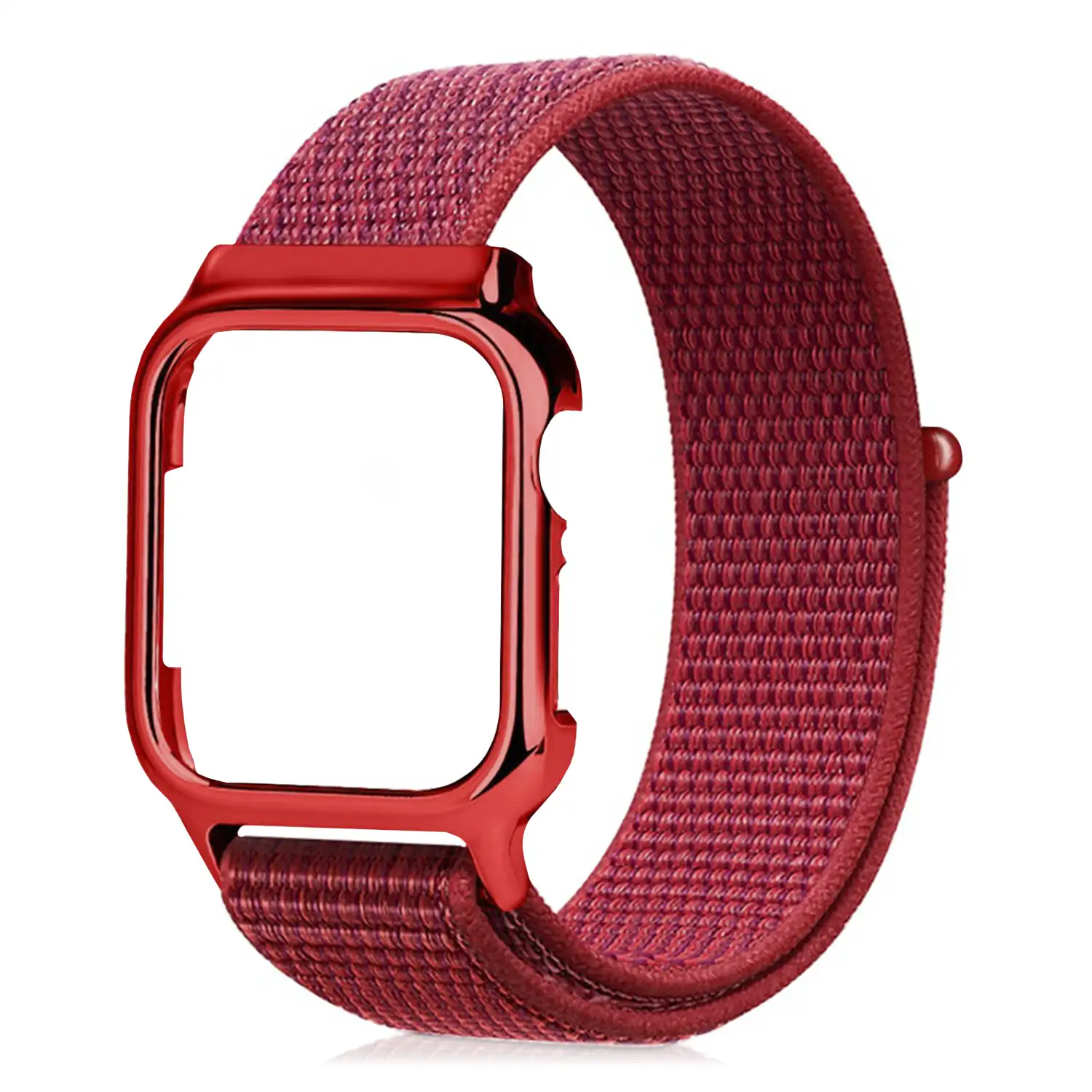 Correa de Nylon con carcasa rígida y cierre de velcro compatible iWatch 40mm