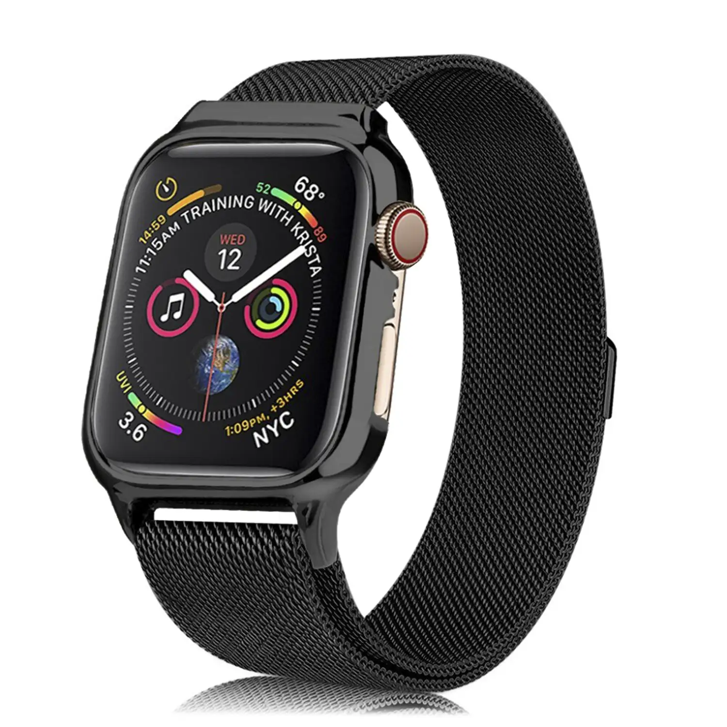 Correa milanesa con carcasa rígida y cierre magnético compatible iWatch 40mm