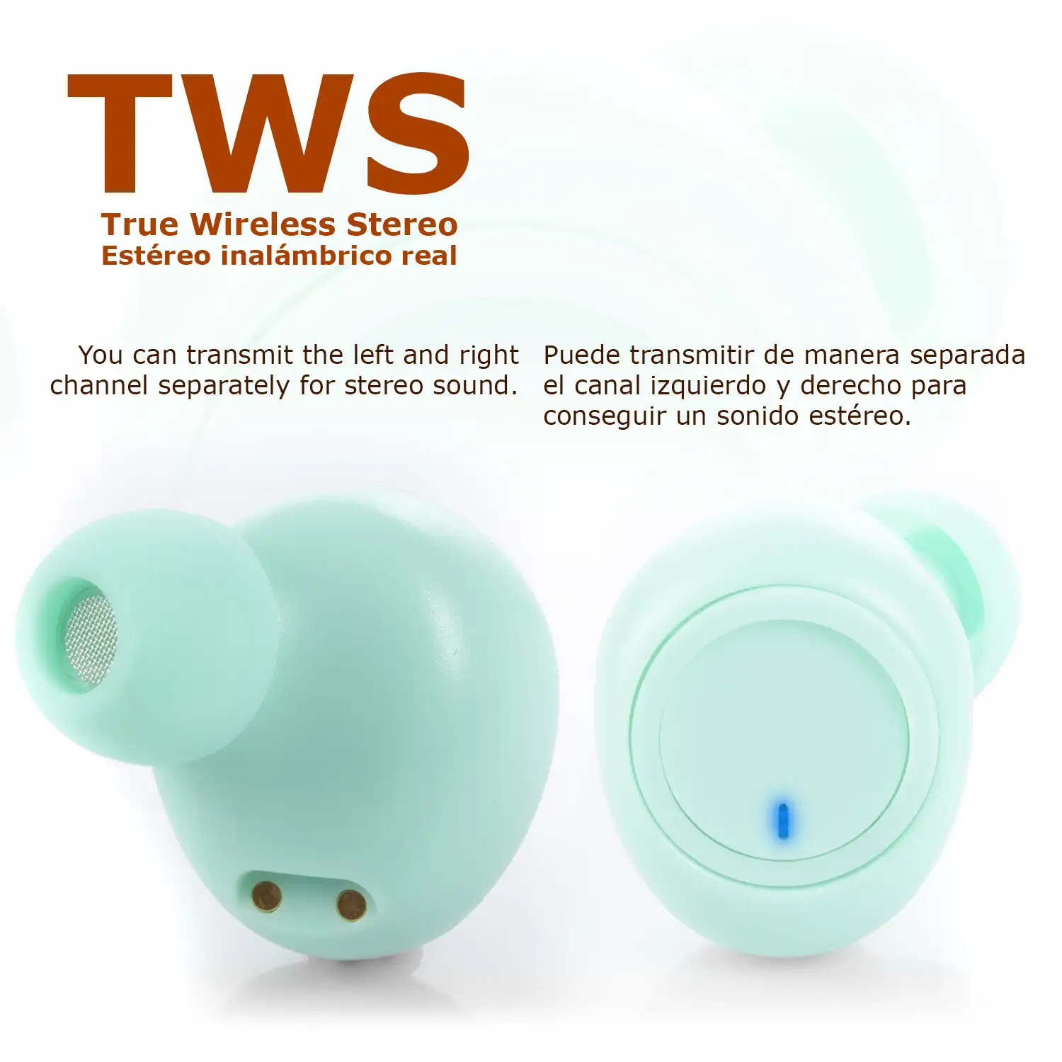 Auriculares TWS M2 Bluetooth 5.0 con base de carga de 350mAh