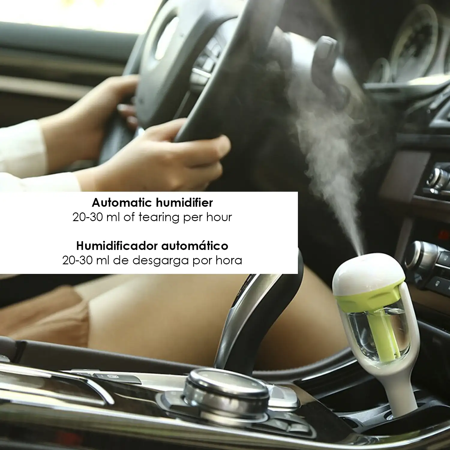 Humidificador con aroma para coches