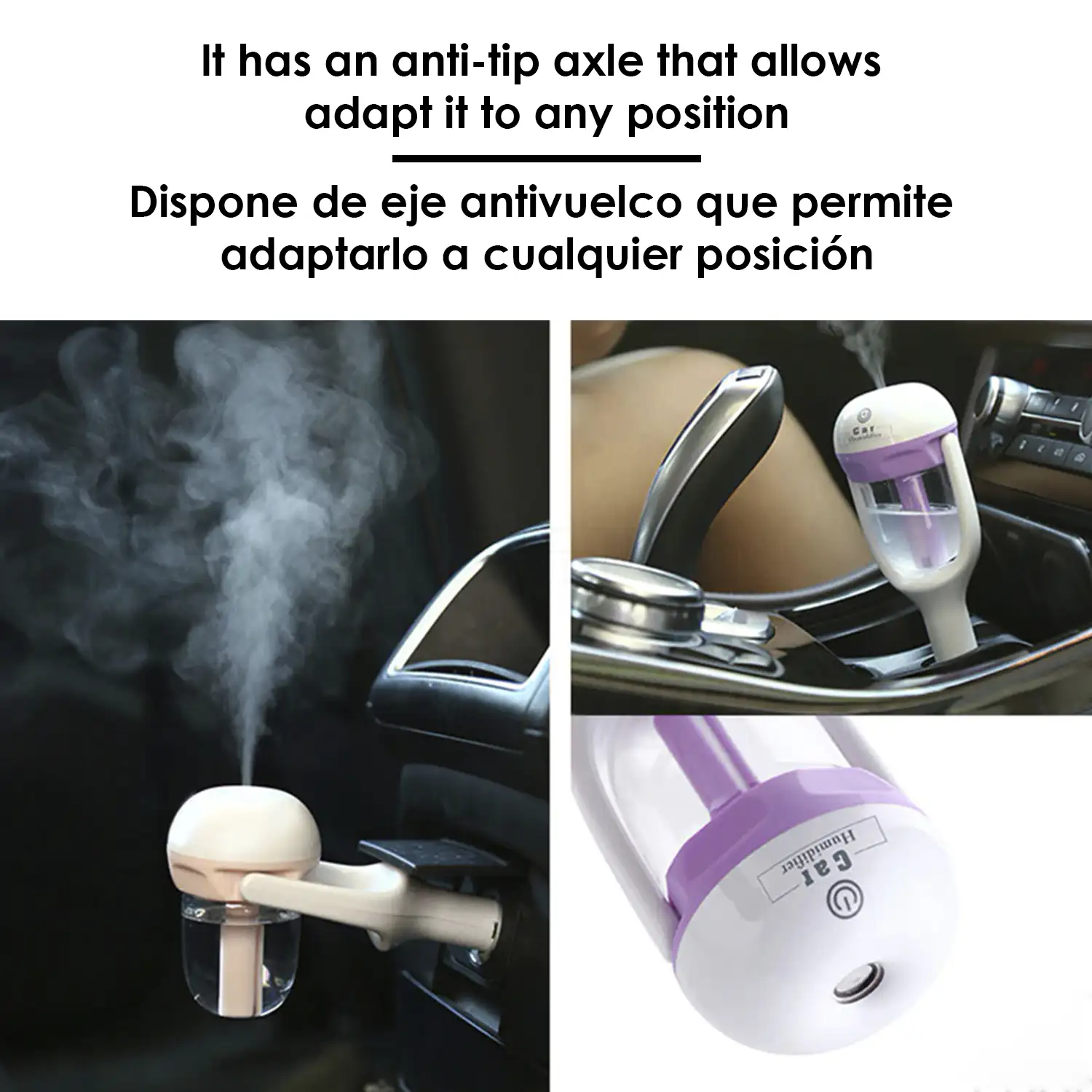 Humidificador con aroma para coches