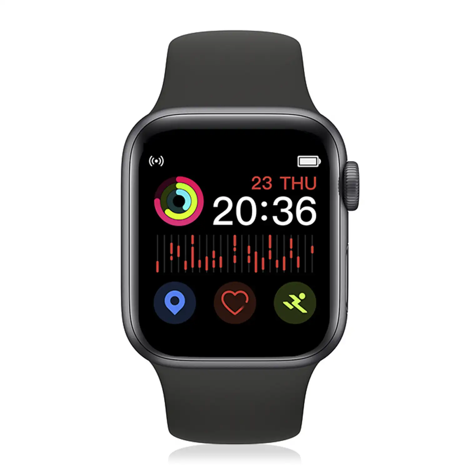 Smartwatch X6 con modo multideportivo, llamadas bluetooth manos libres y notificaciones para iOS y Android