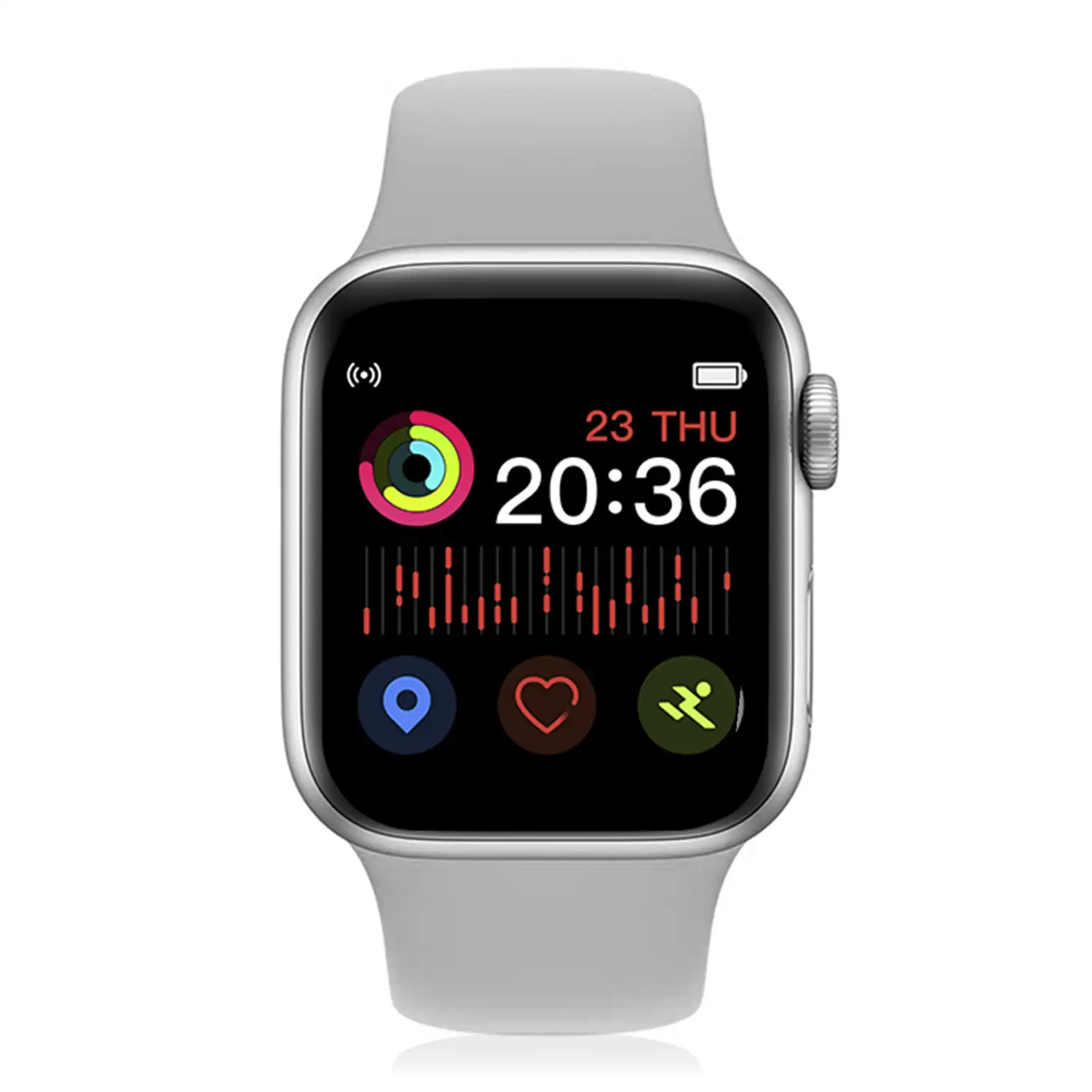 Smartwatch X6 con modo multideportivo, llamadas bluetooth manos libres y notificaciones para iOS y Android