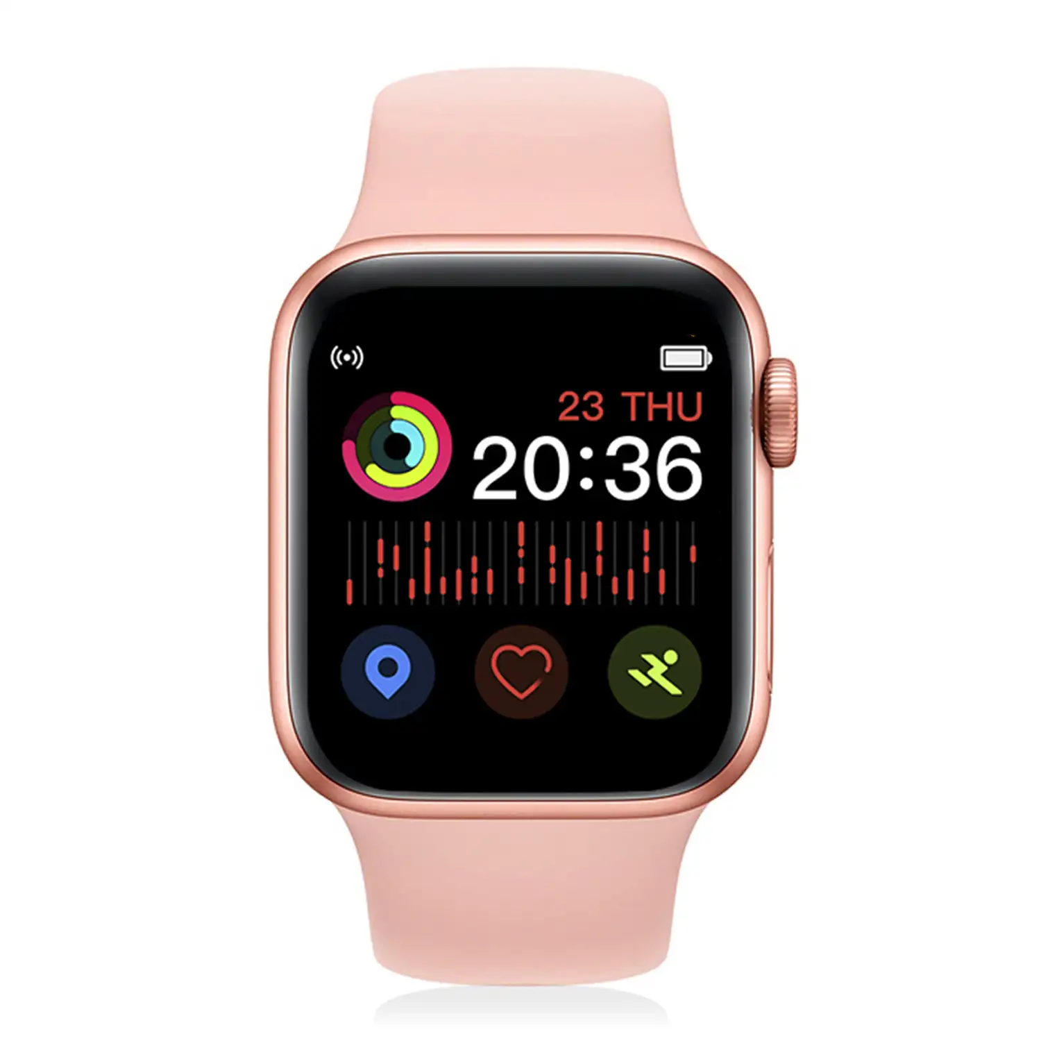 Smartwatch X6 con modo multideportivo, llamadas bluetooth manos libres y notificaciones para iOS y Android