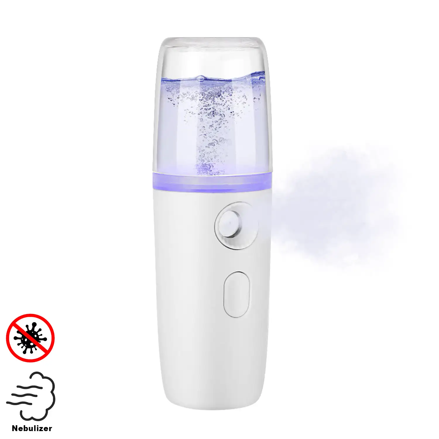  Nebulizador multiusos para desinfección con hidrogel liquido sin tocar objetos.