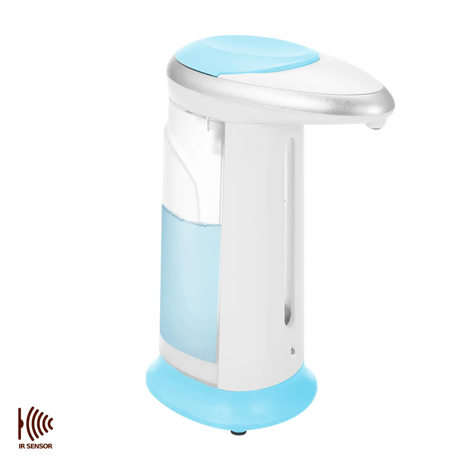 Dispensador automático de gel hidroalcohólico mediante goteo infrarojos 