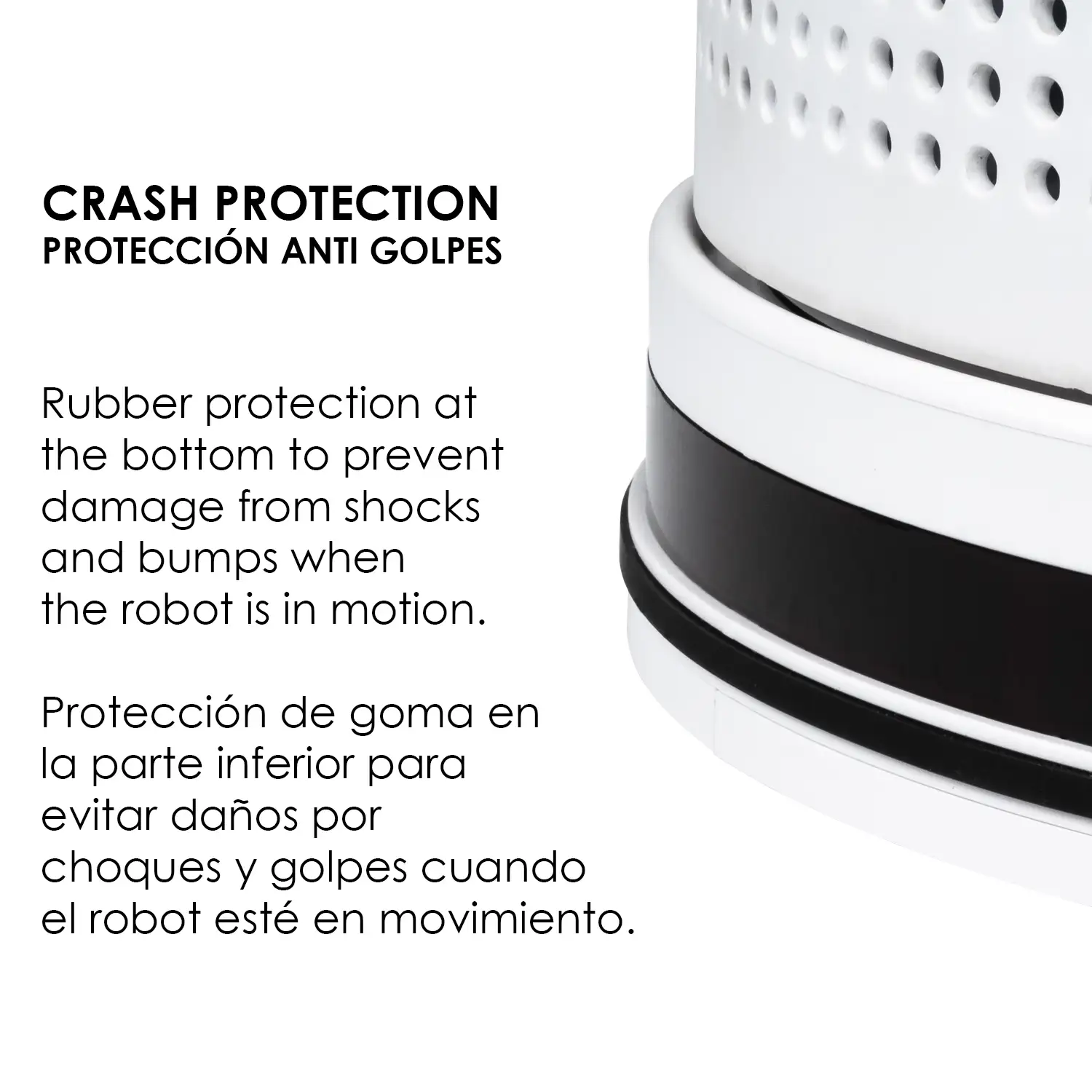Robot purificador de aíre con formaldehido, aniones, TVOC y eliminación del 99,97% de las bacterias.