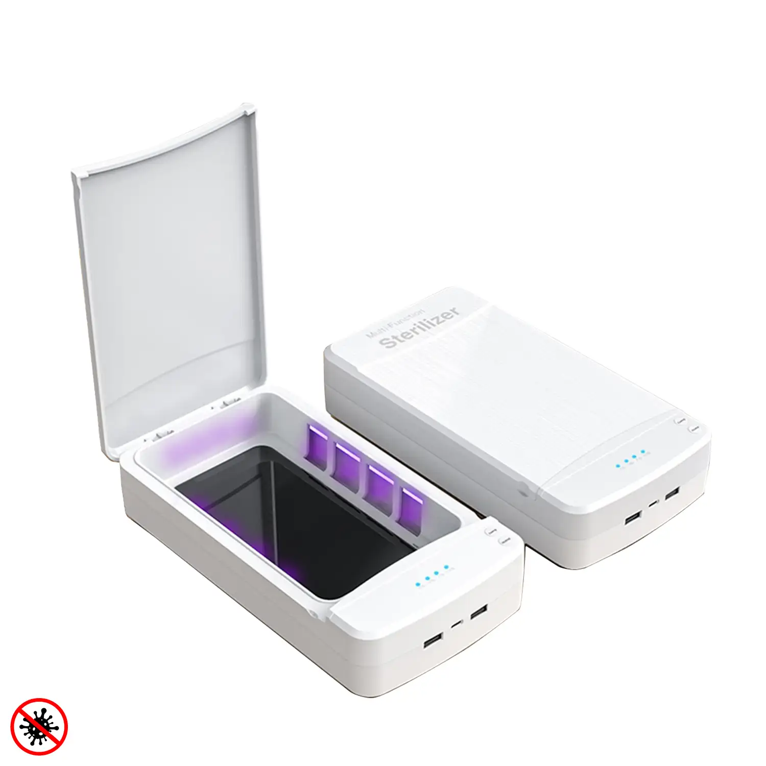 Caja esterilizadora con luz ultravioleta y función aromaterapia.