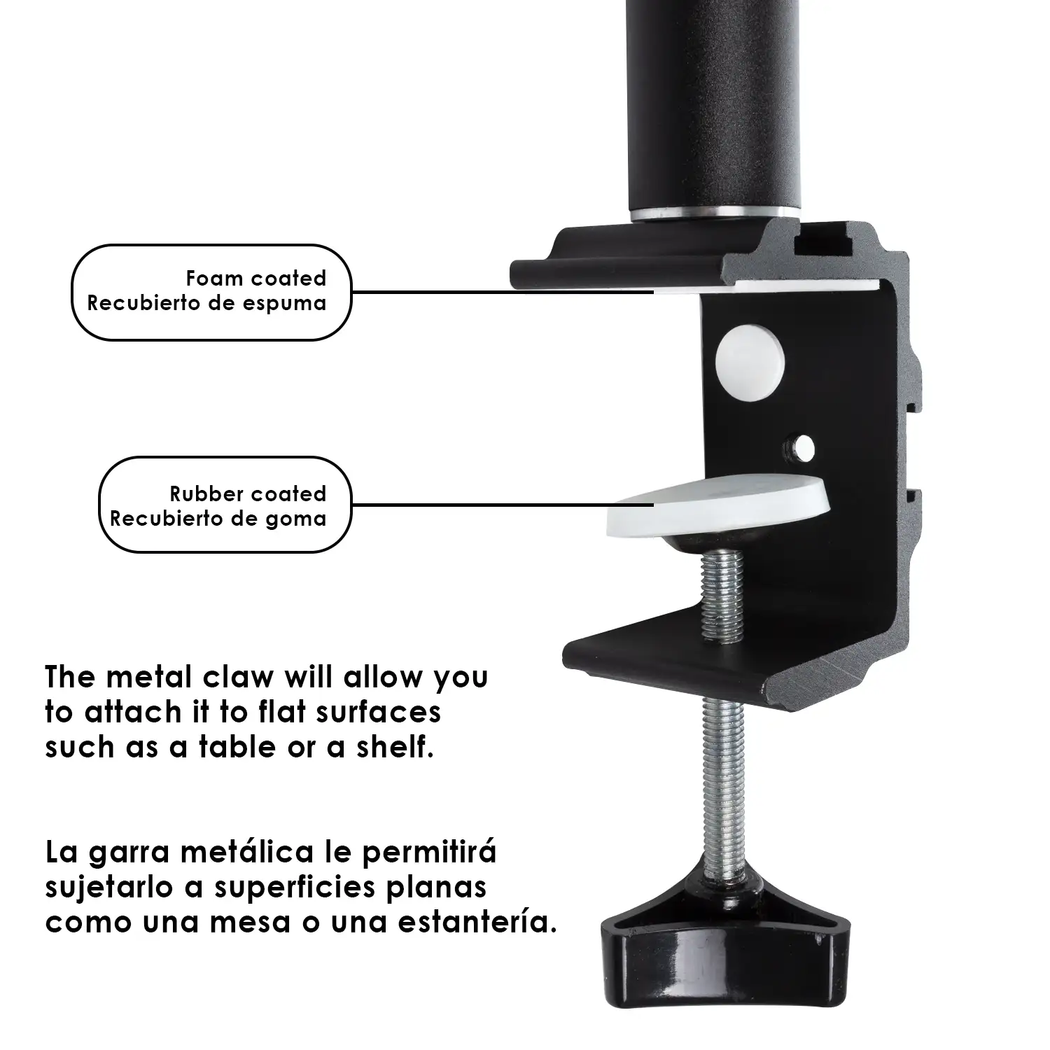 Soporte multiposición extensible para tablet