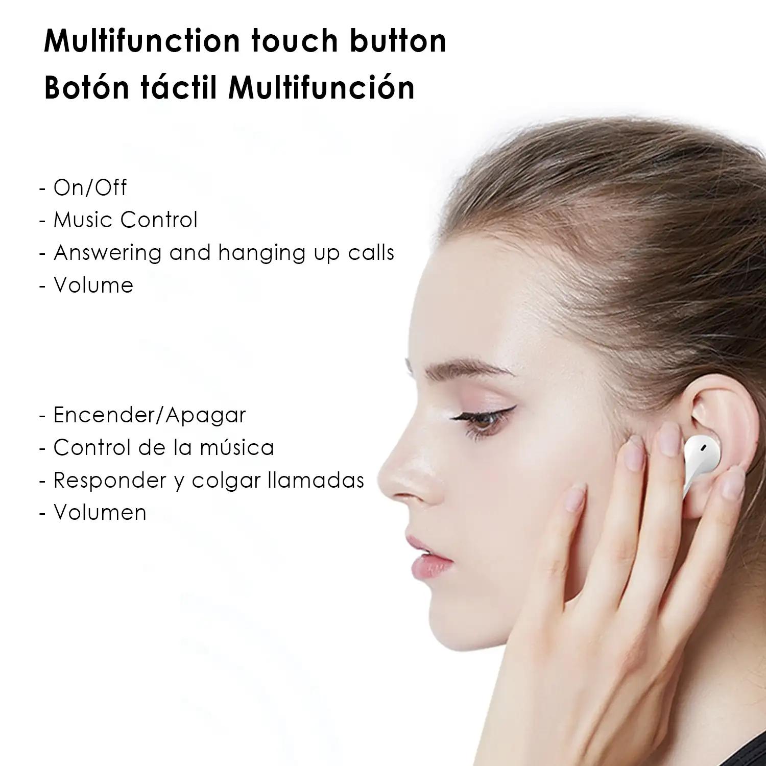 Auriculares TWS H21T Bluetooth 5.1 con  LED de carga. Caja de 300 mah+ auriculares con 30 mah.