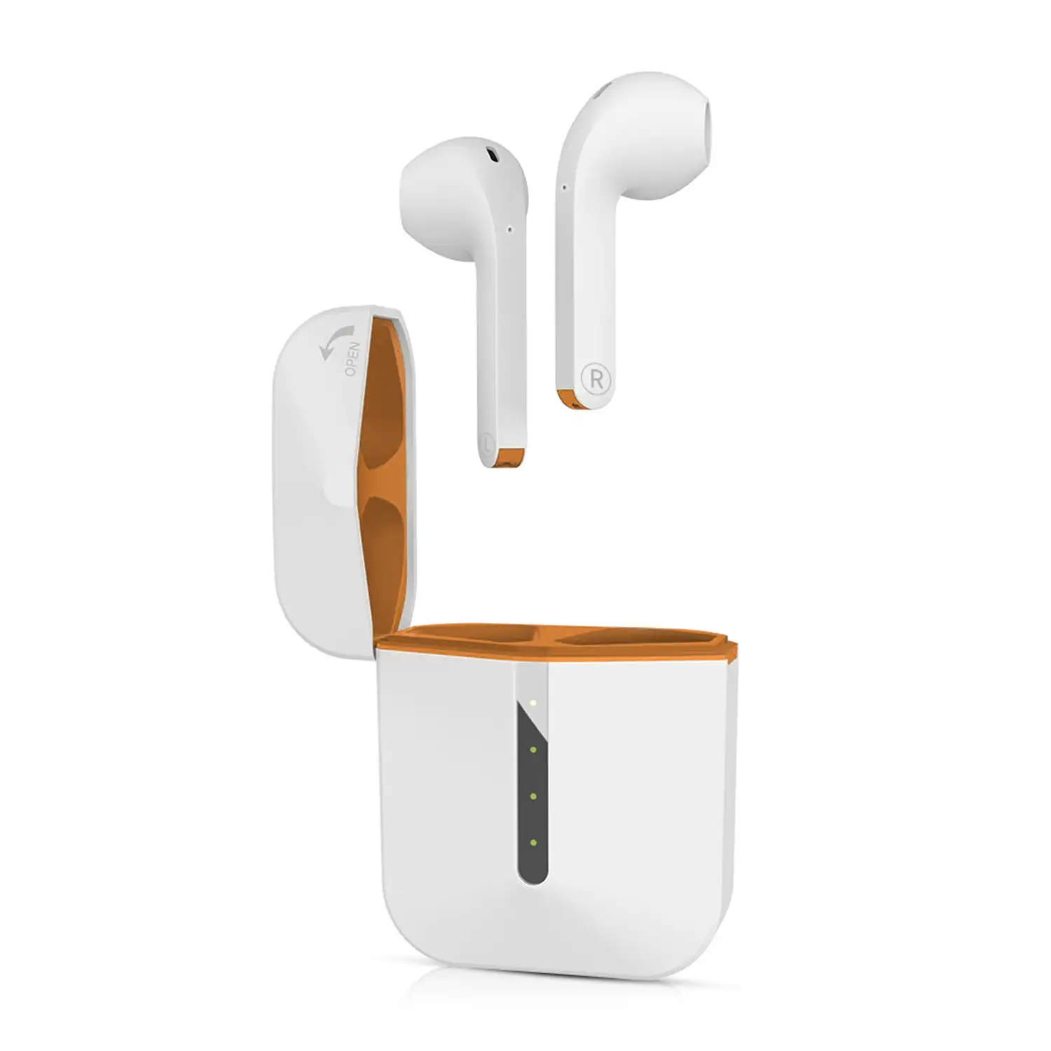 Auriculares TWS H21T Bluetooth 5.1 con  LED de carga. Caja de 300 mah+ auriculares con 30 mah.