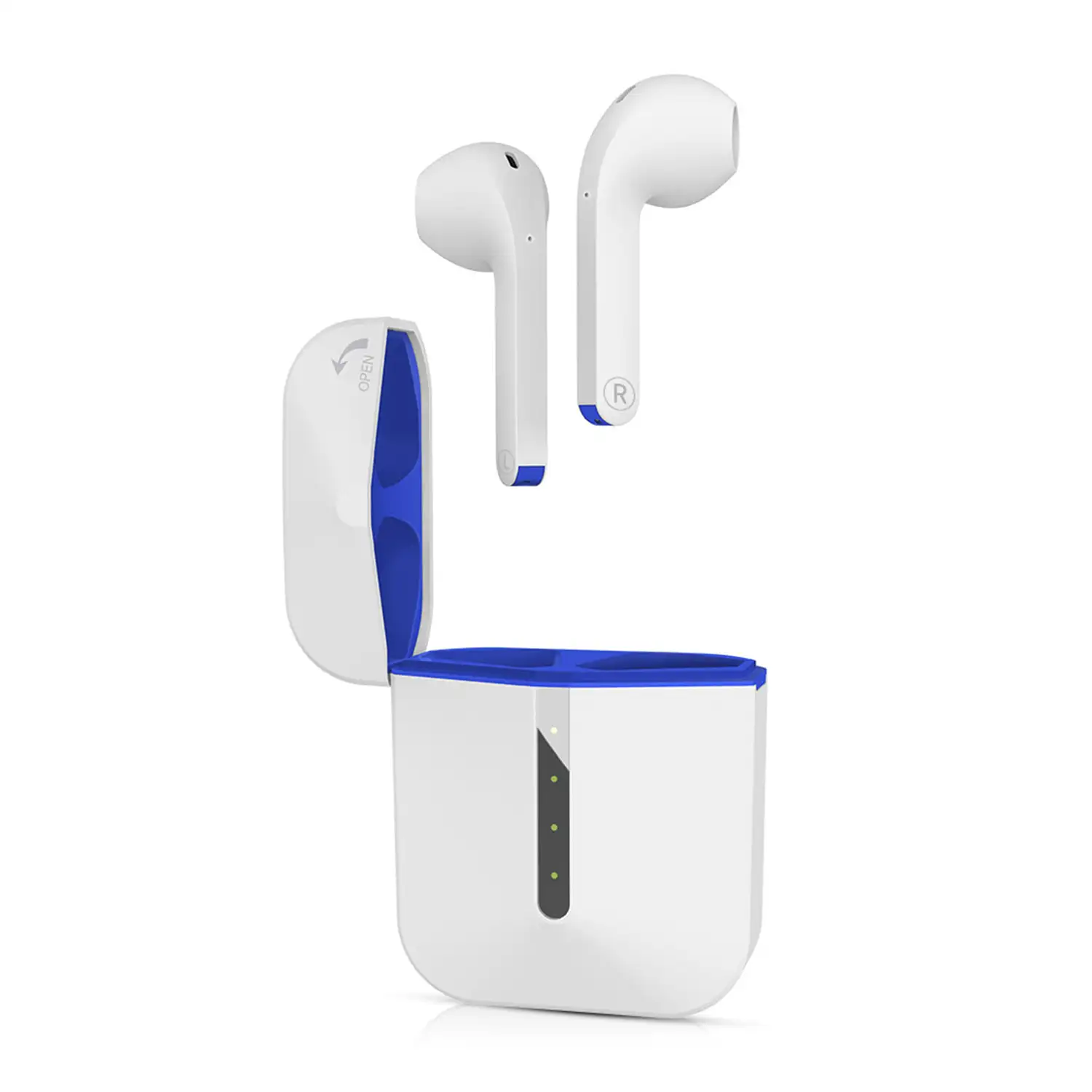 Auriculares TWS H21T Bluetooth 5.1 con  LED de carga. Caja de 300 mah+ auriculares con 30 mah..