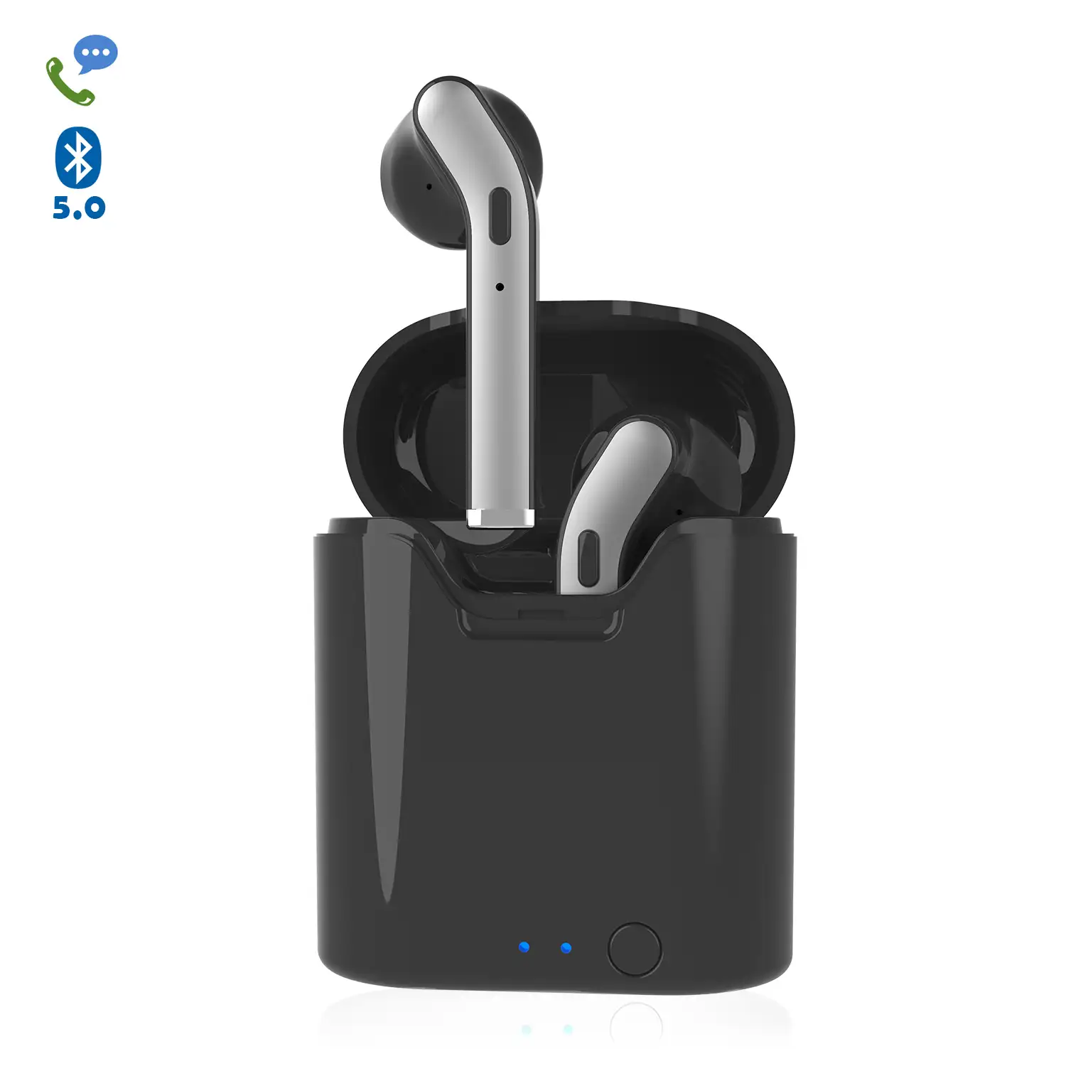 Auriculares TWS H17T Bluetooth 5.0. Caja de 350 mah+ auriculares con 40 mah.