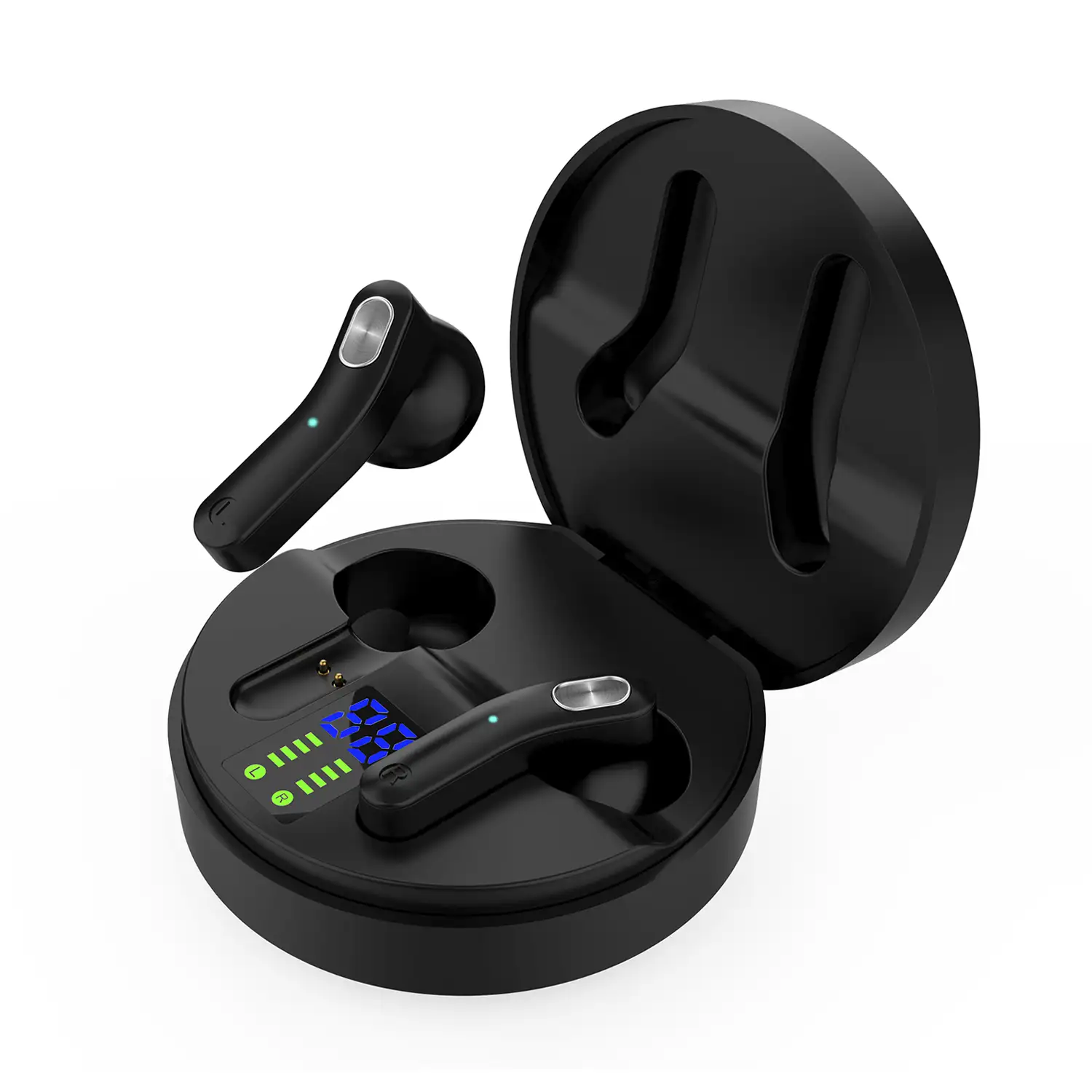 Auriculares TWS H26T Bluetooth 5.1 con display de carga. Caja de 300 mah+ auriculares con 30 mah.