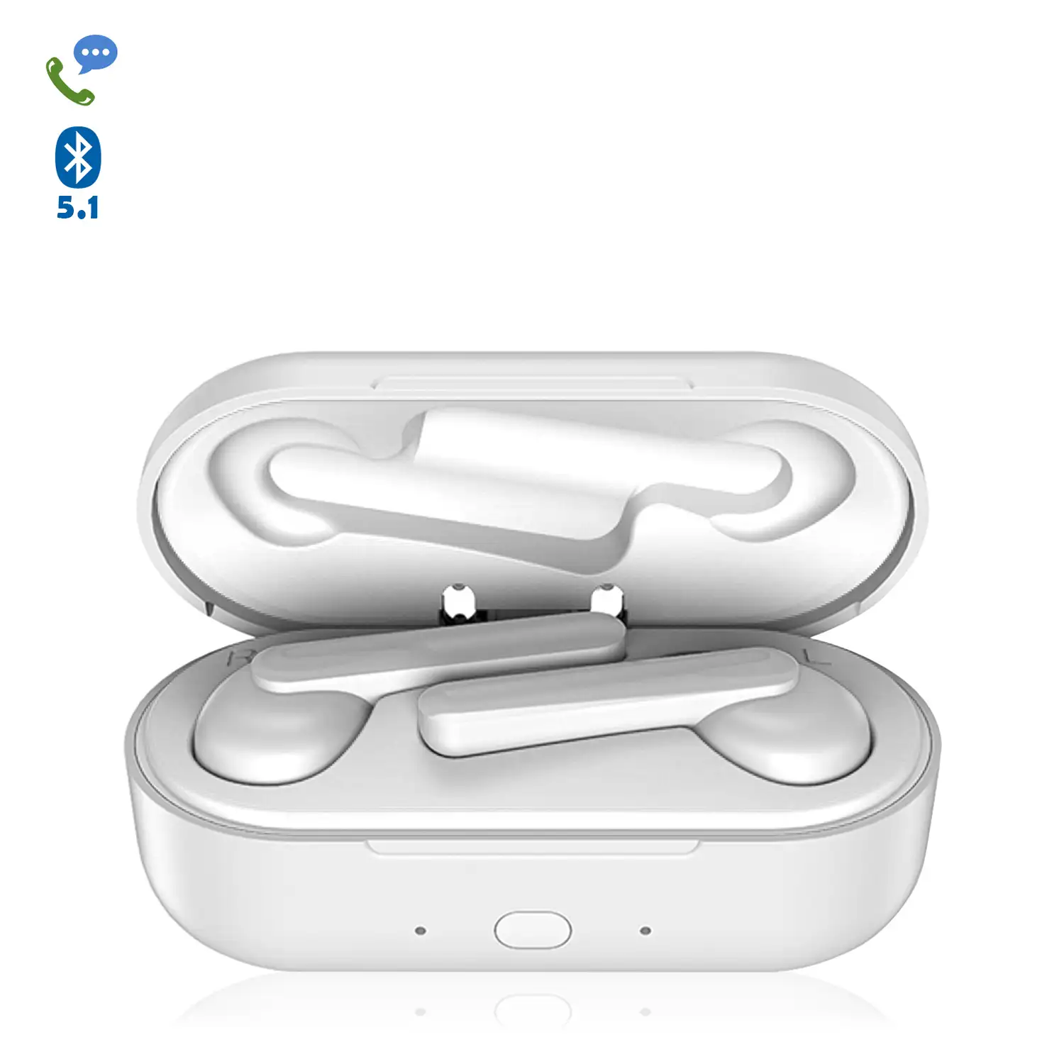 Auriculares TWS H23T Bluetooth 5.0 con display de carga. Caja de 300 mah+ auriculares con 30 mah.